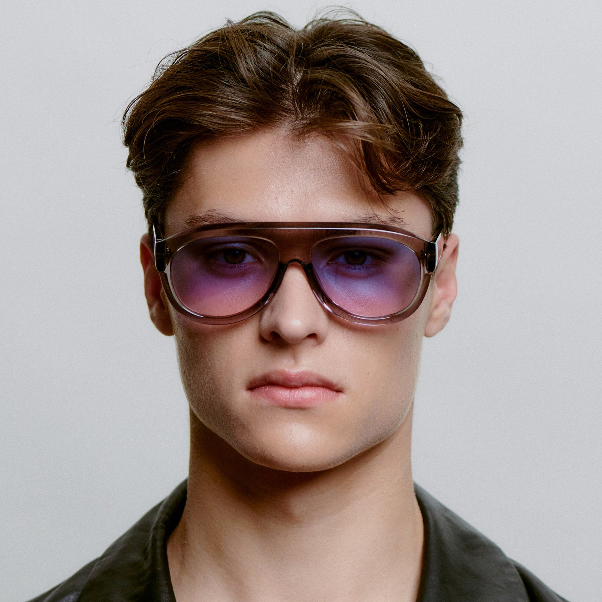 A.KJÆRBEDE RIO Sunglasses l Grey Transparent Aviator - PUNCH Watch & Eyewear - A.KJÆRBEDE