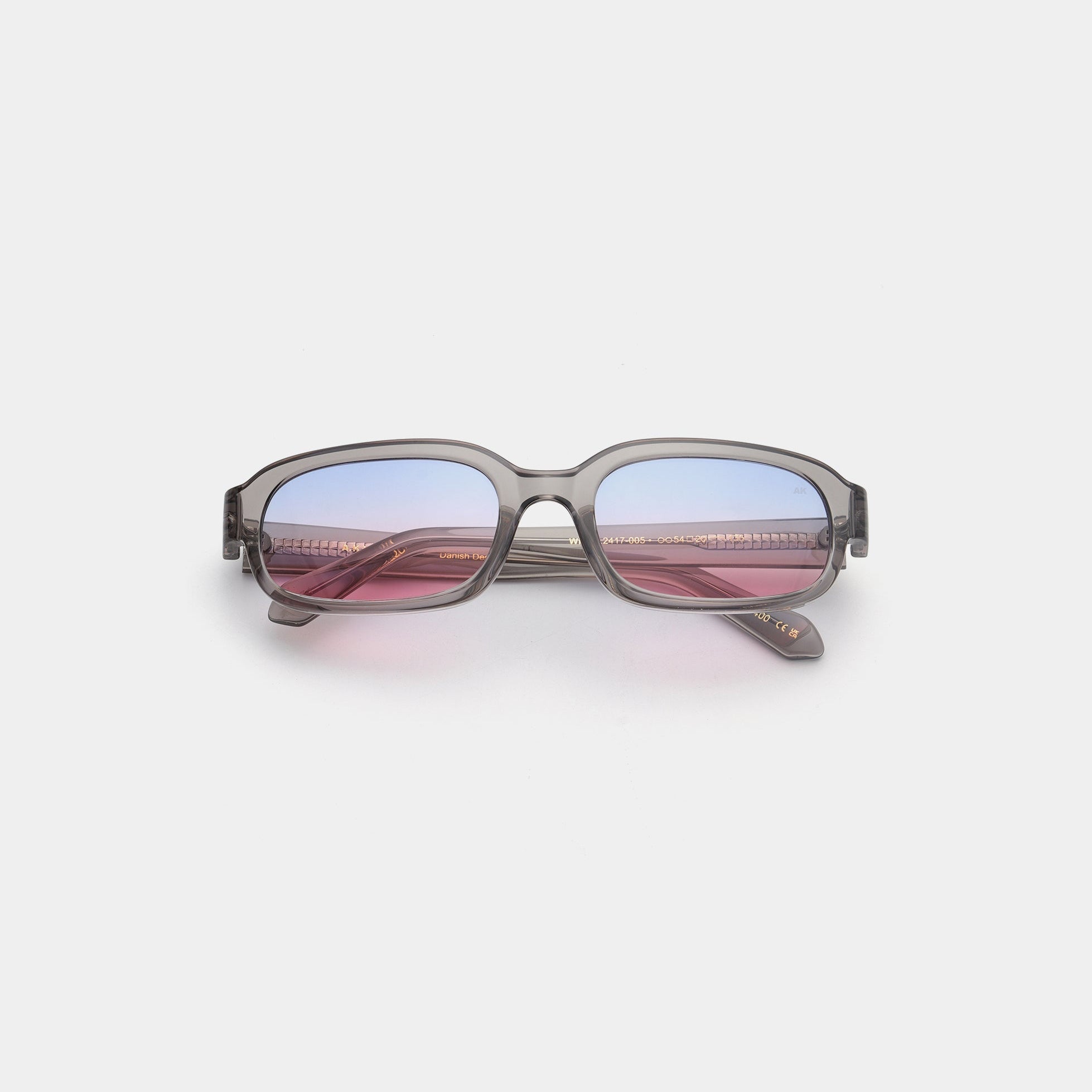 A.KJÆRBEDE WILL Sunglasses l Grey Transparent / Purple Pink Lens - PUNCH Watch & Eyewear - A.KJÆRBEDE