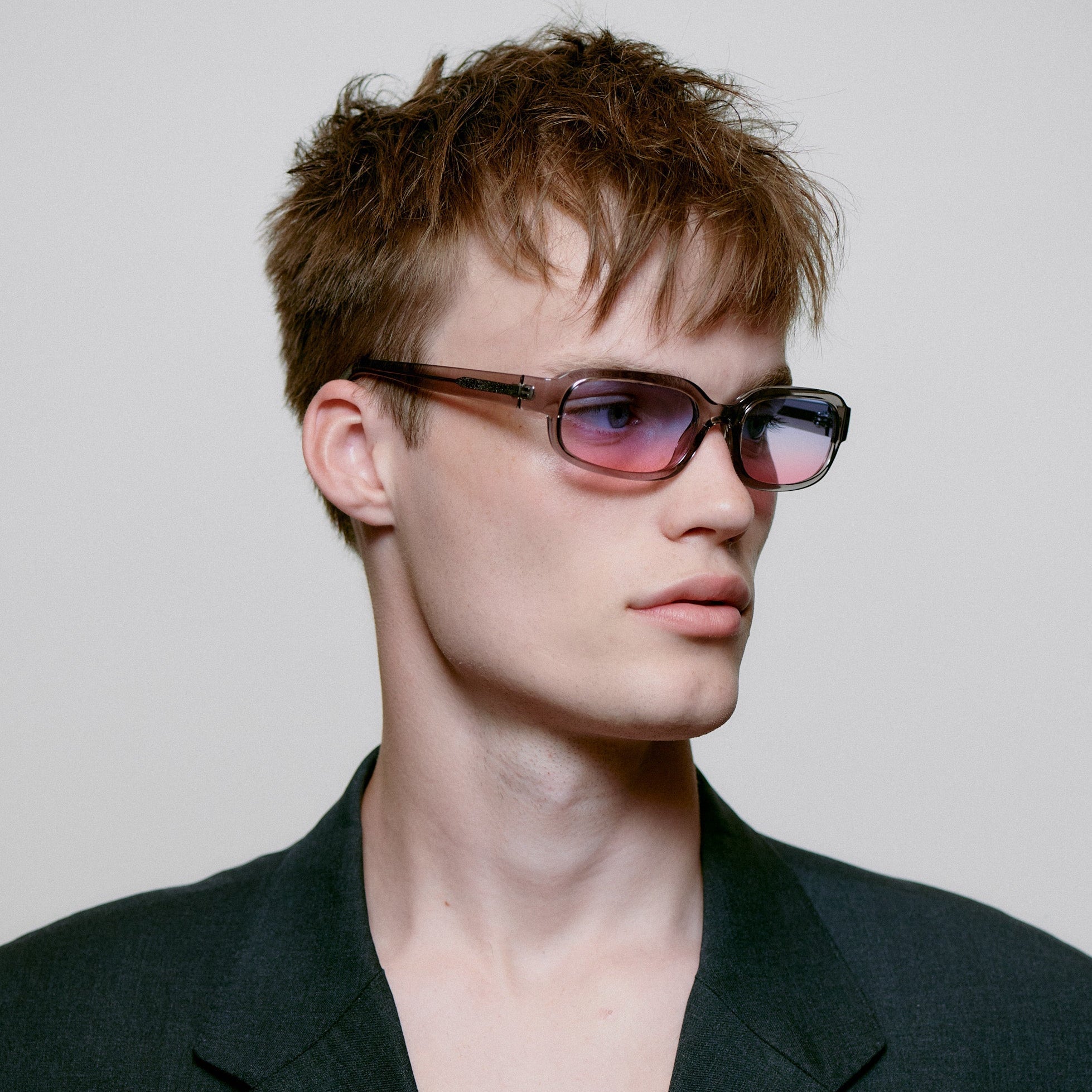 A.KJÆRBEDE WILL Sunglasses l Grey Transparent / Purple Pink Lens - PUNCH Watch & Eyewear - A.KJÆRBEDE