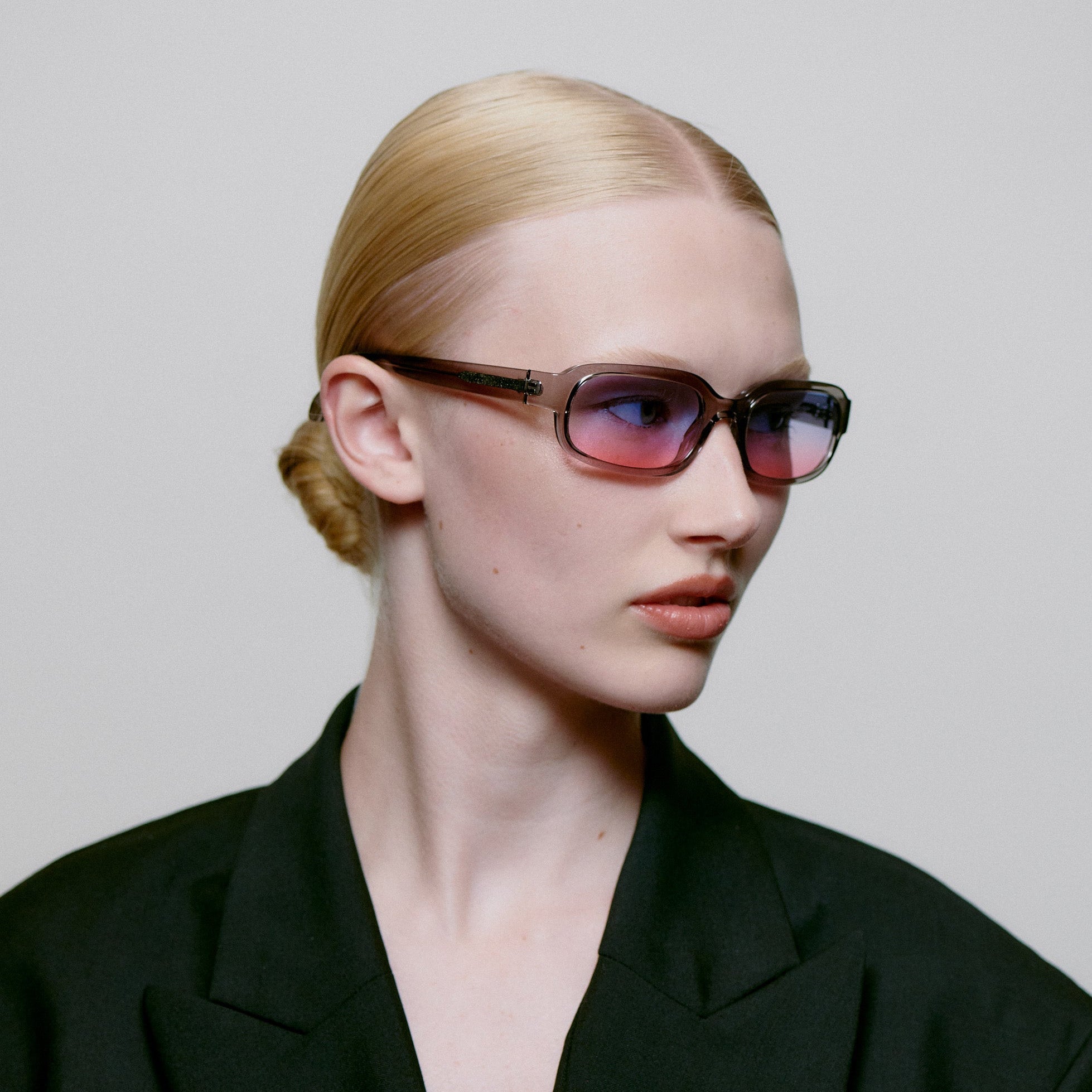 A.KJÆRBEDE WILL Sunglasses l Grey Transparent / Purple Pink Lens - PUNCH Watch & Eyewear - A.KJÆRBEDE