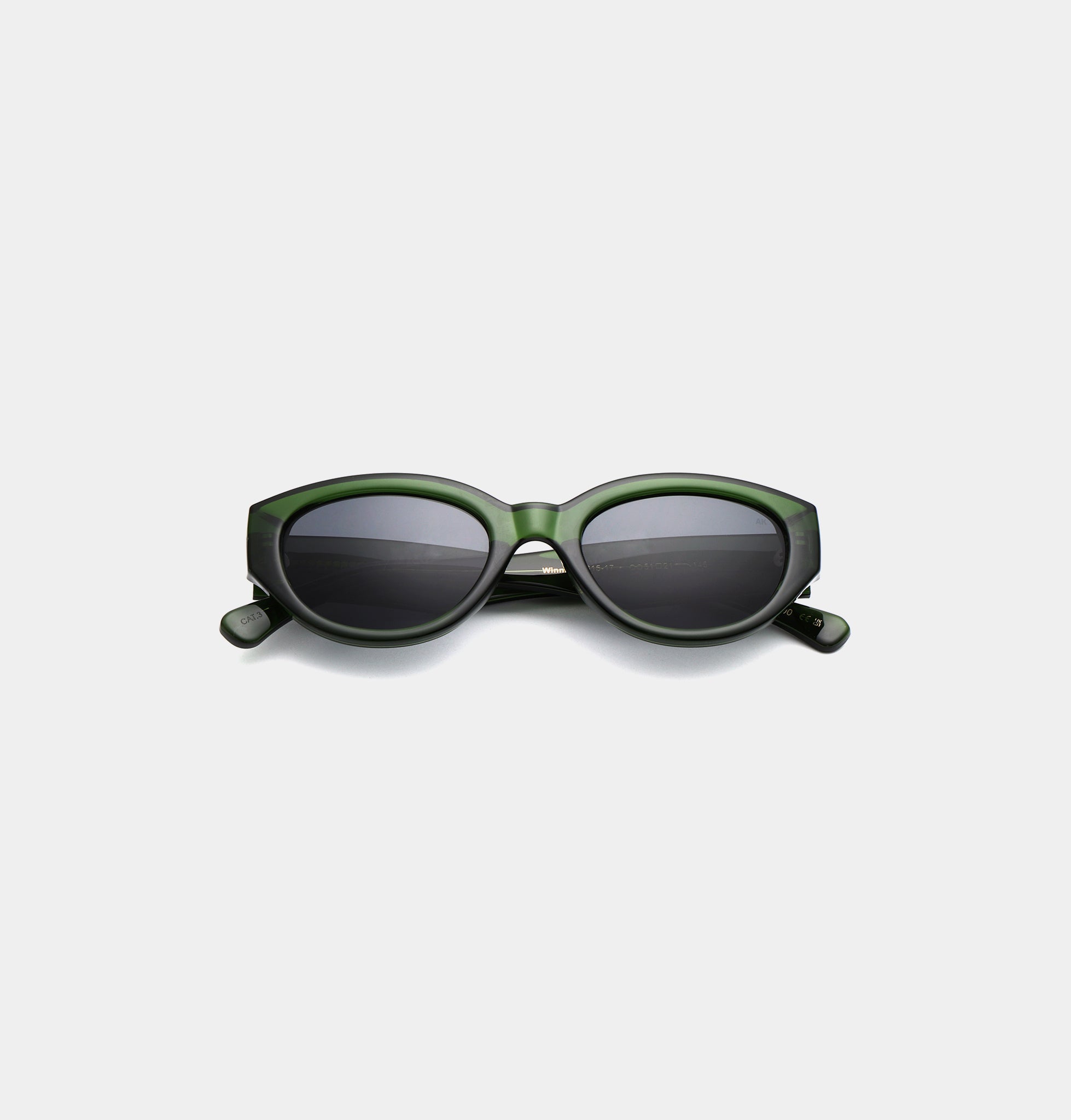 A.KJÆRBEDE WINNIE Sunglasses l Dark Green Transparent - PUNCH Watch & Eyewear - A.KJÆRBEDE