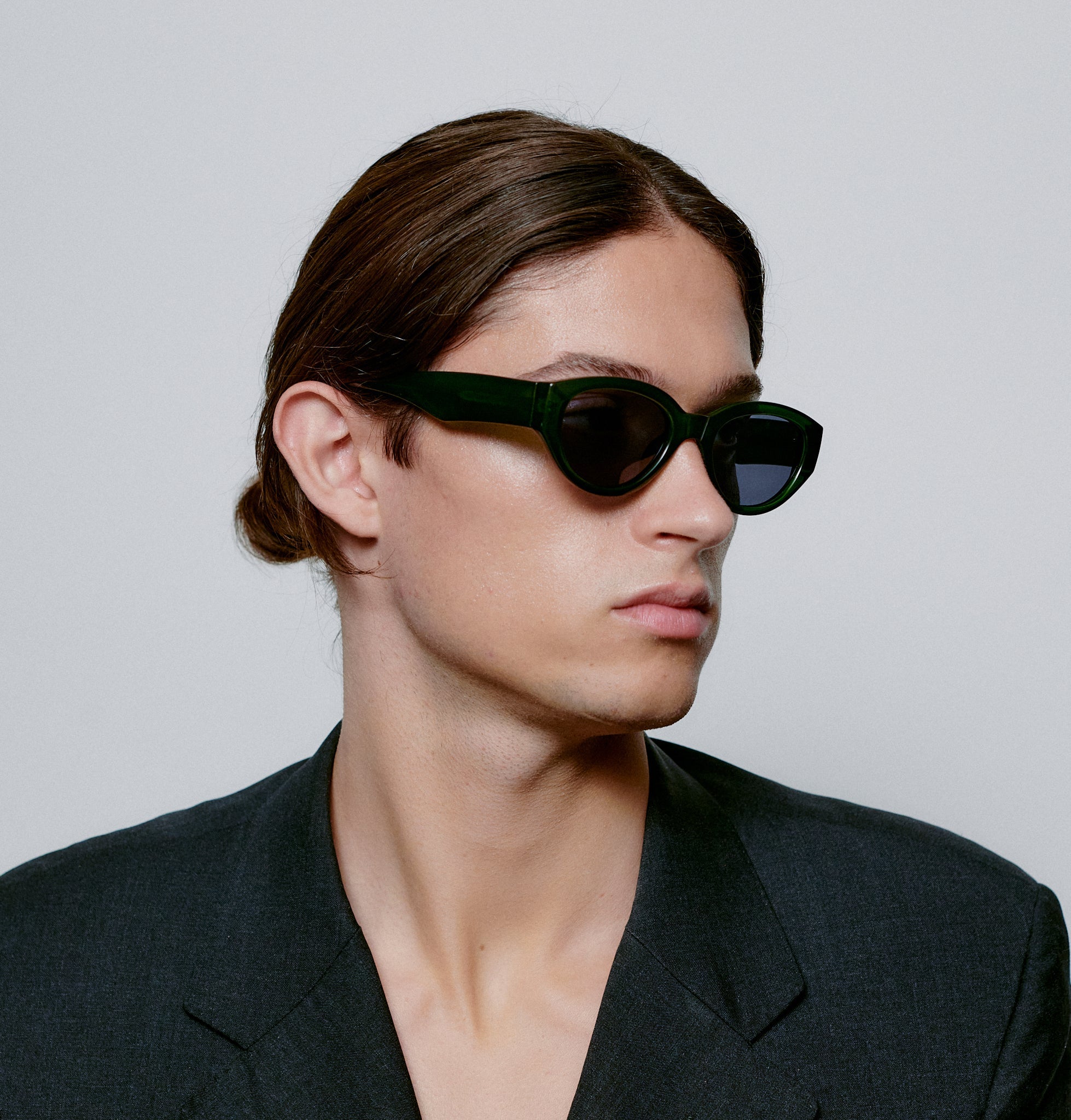 A.KJÆRBEDE WINNIE Sunglasses l Dark Green Transparent - PUNCH Watch & Eyewear - A.KJÆRBEDE