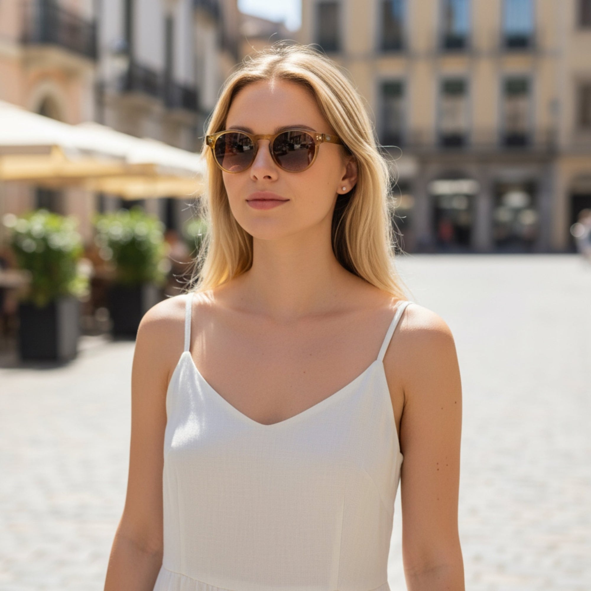 ALBA Polarised Sunglasses, Unisex, Crystal Brown, Brown Gradient by TrueVivid - PUNCH Watch & Eyewear - TRUEVIVID