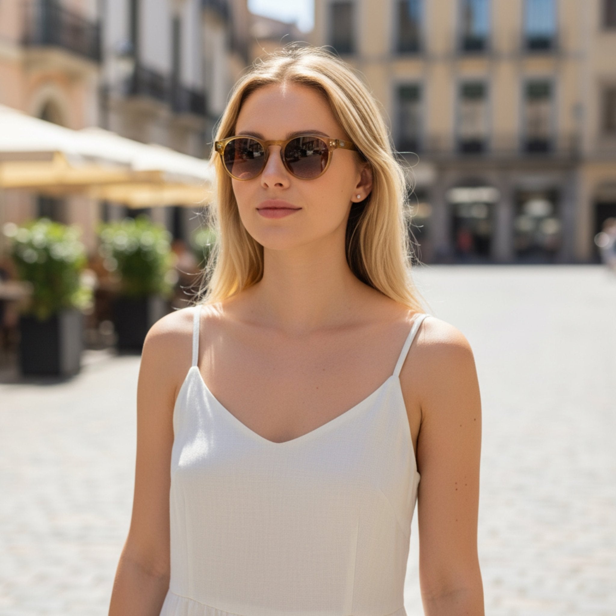 ALBA Polarised Sunglasses, Unisex, Crystal Brown, Brown Gradient by TrueVivid - PUNCH Watch & Eyewear - TRUEVIVID