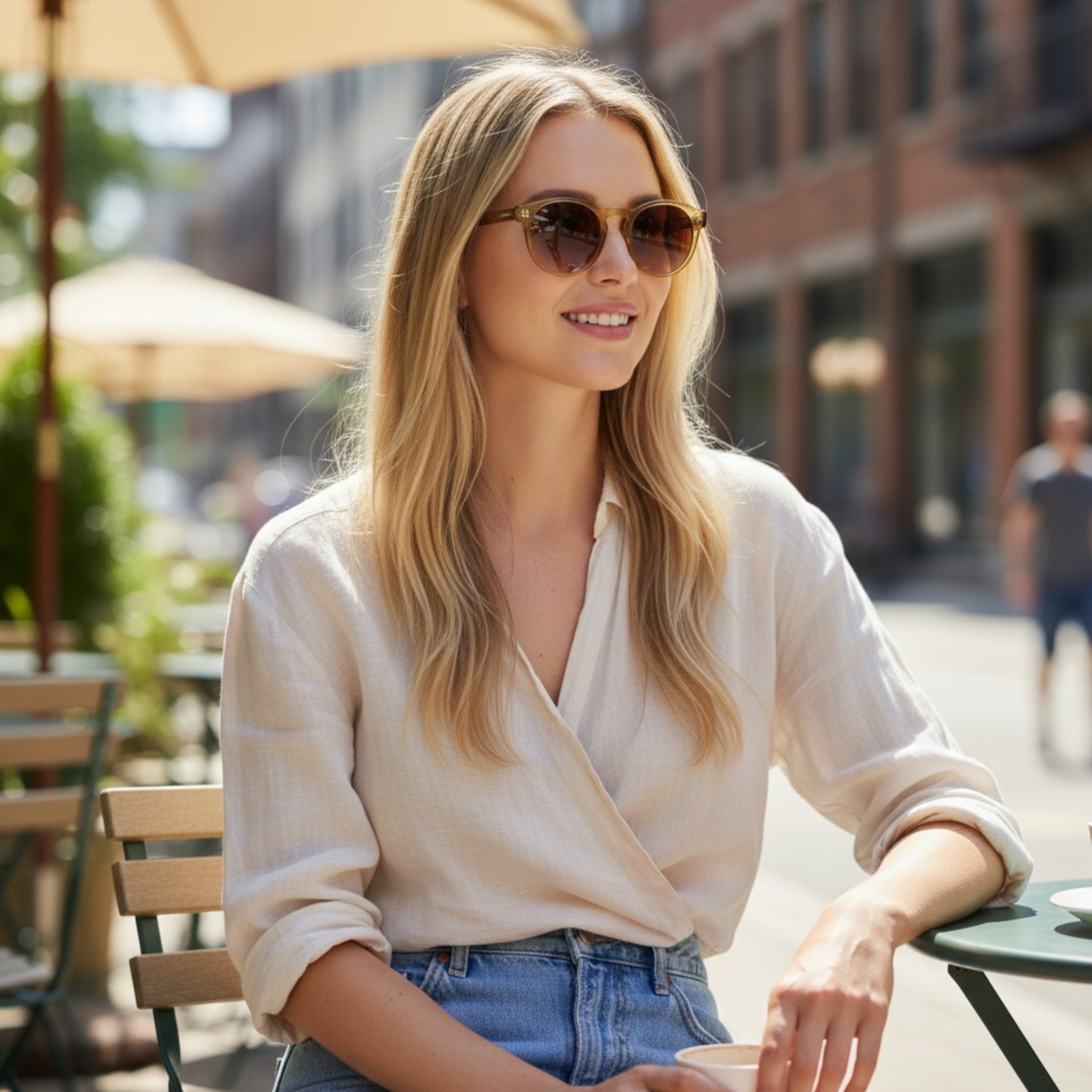 ALBA Polarised Sunglasses, Unisex, Crystal Brown, Brown Gradient by TrueVivid - PUNCH Watch & Eyewear - TRUEVIVID