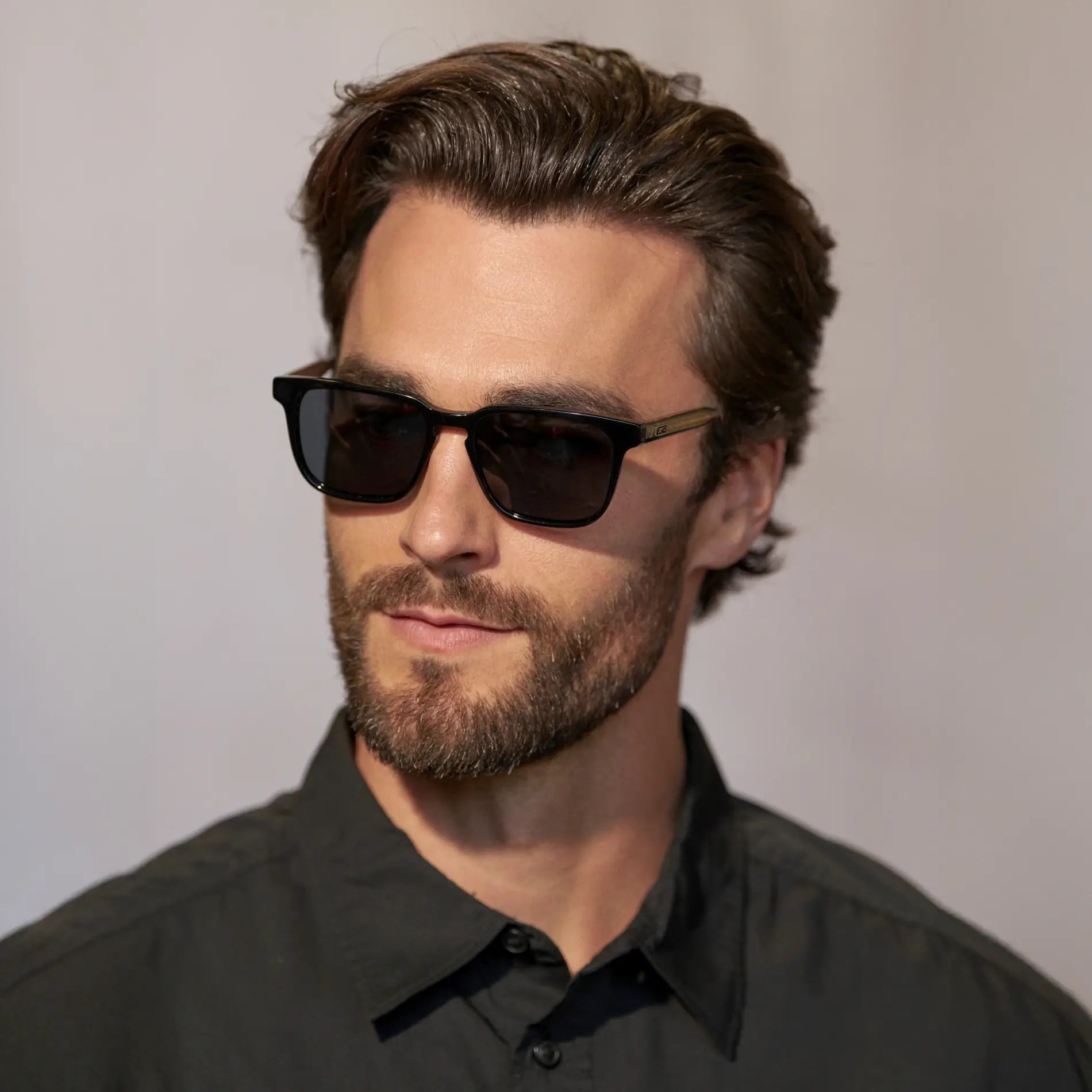 ANDERS Triple Black Polarised Square Men's Sunglasses by WMP Eyewear - PUNCH Watch & Eyewear - WMP Eyewear