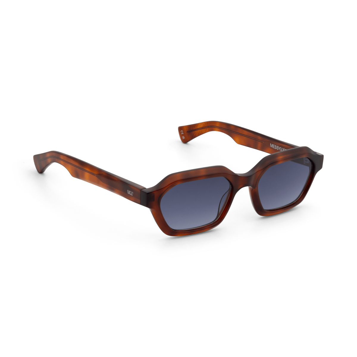 ARO Burnt Havana Deep Blue Gradient Hexagonal Sunglasses fmr Anthony by Messy Weekend - PUNCH Watch & Eyewear - MESSY WEEKEND