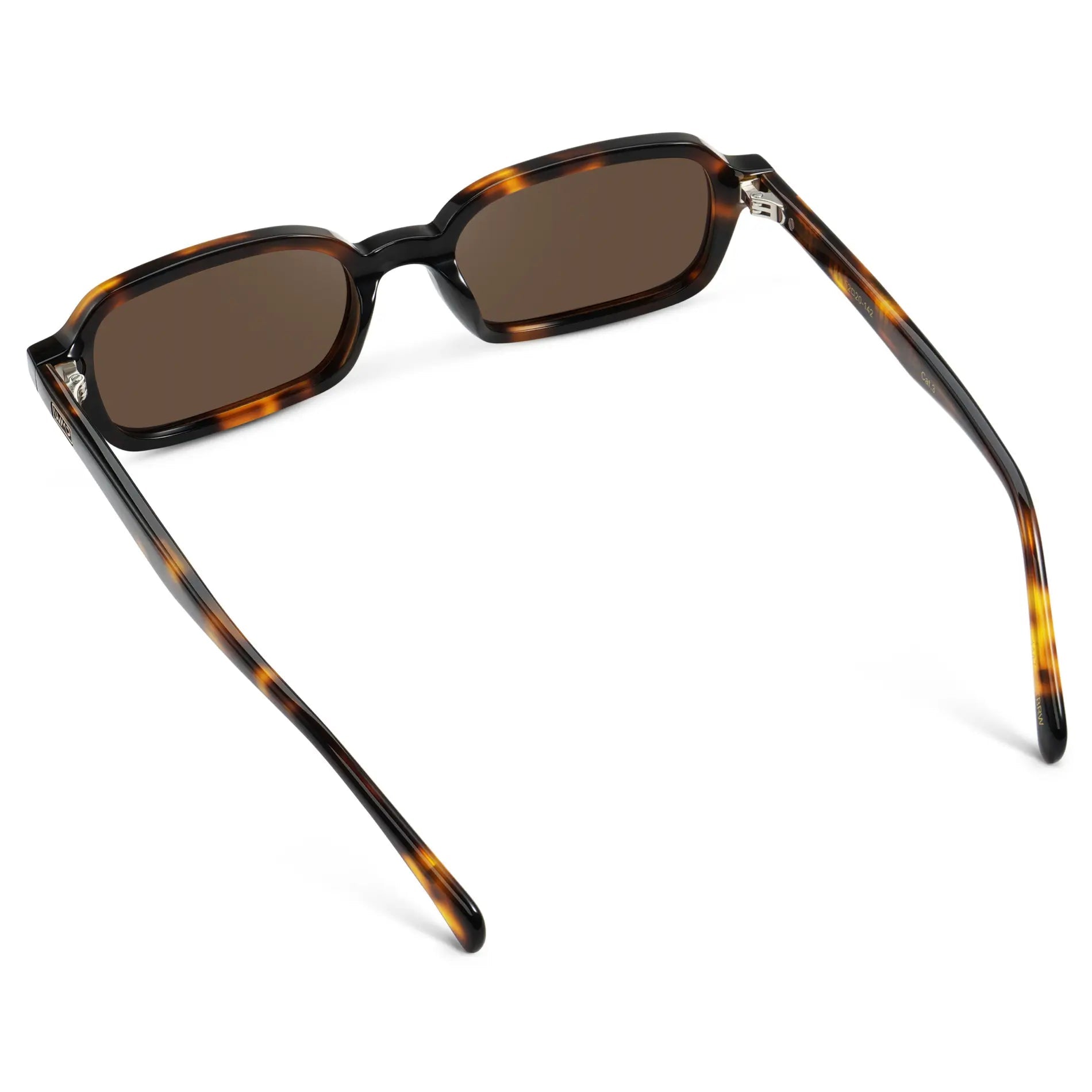 AYLA Slim Rectangular Sunglasses in Brown Tortoise by WMP Eyewear - PUNCH Watch & Eyewear - WMP Eyewear