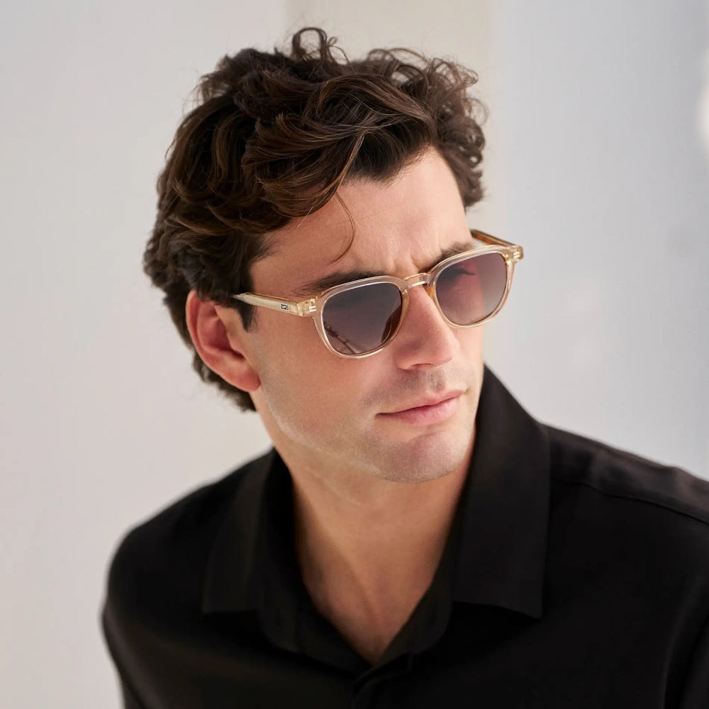 BAKER Round Polarised Men's Sunglasses l Sand Brown - WMP Eyewear - PUNCH Watch & Eyewear - WMP Eyewear