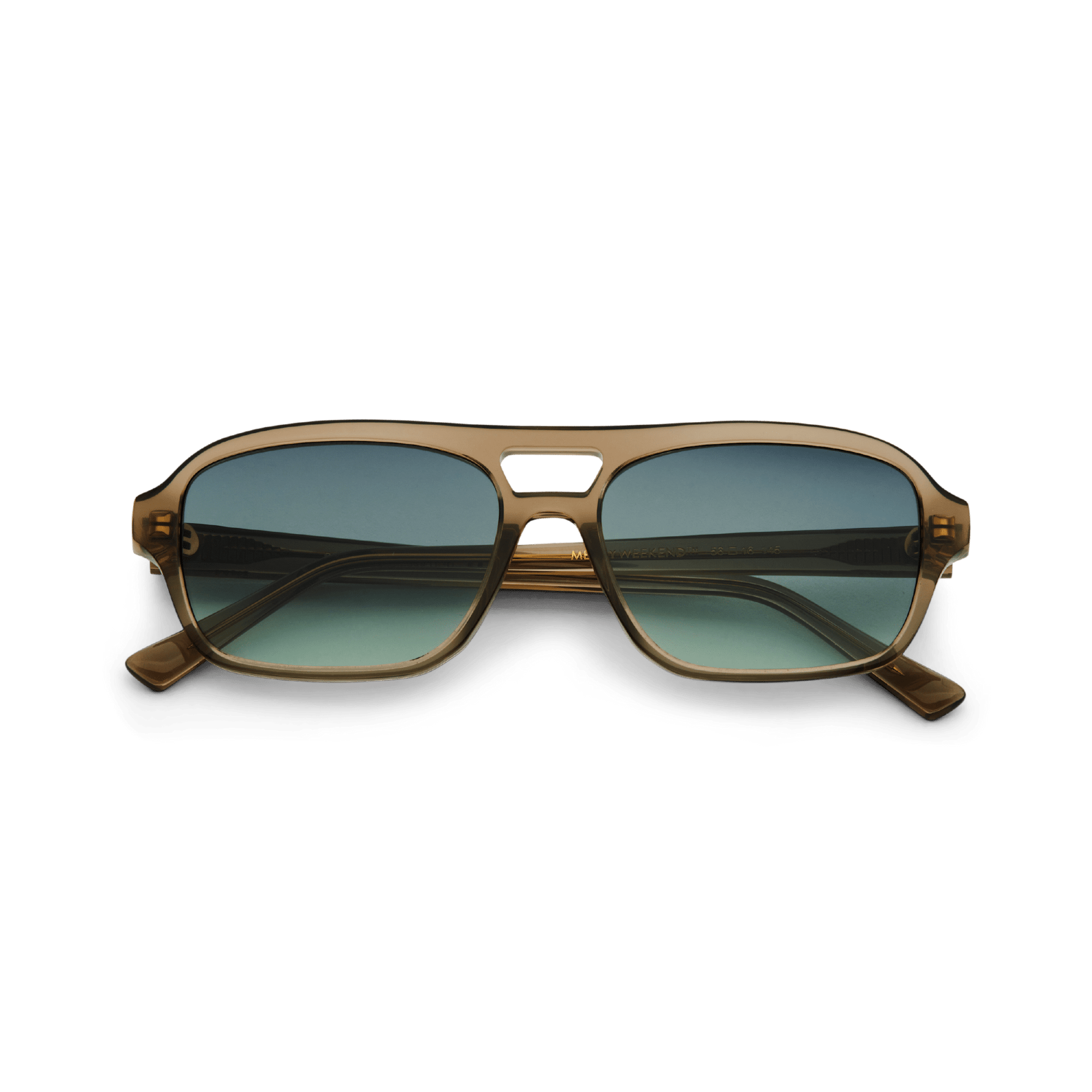 BURT Bottle Green Aviator Sunglasses by Messy Weekend - PUNCH Watch & Eyewear - MESSY WEEKEND