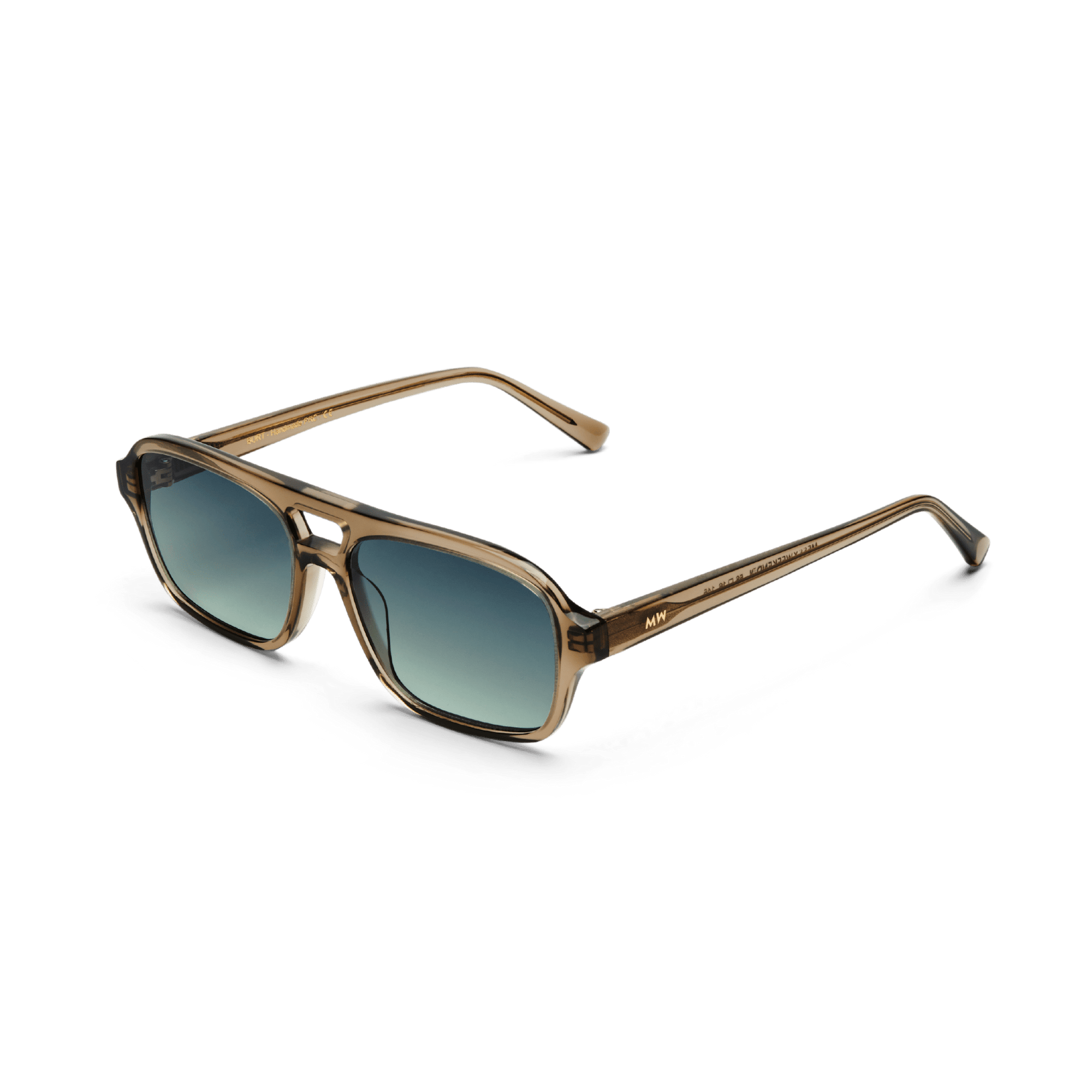 BURT Bottle Green Aviator Sunglasses by Messy Weekend - PUNCH Watch & Eyewear - MESSY WEEKEND