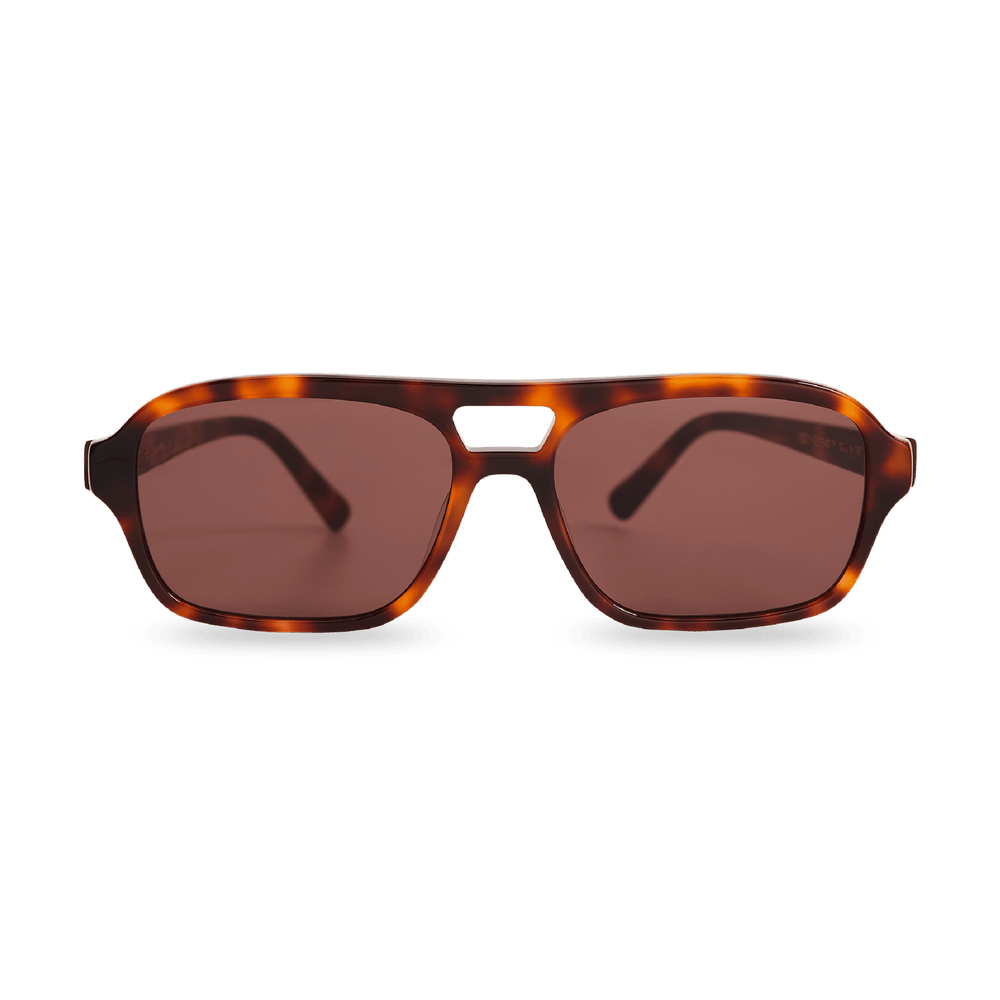 BURT Tortoise Brown Aviator Sunglasses by Messy Weekend - PUNCH Watch & Eyewear - MESSY WEEKEND