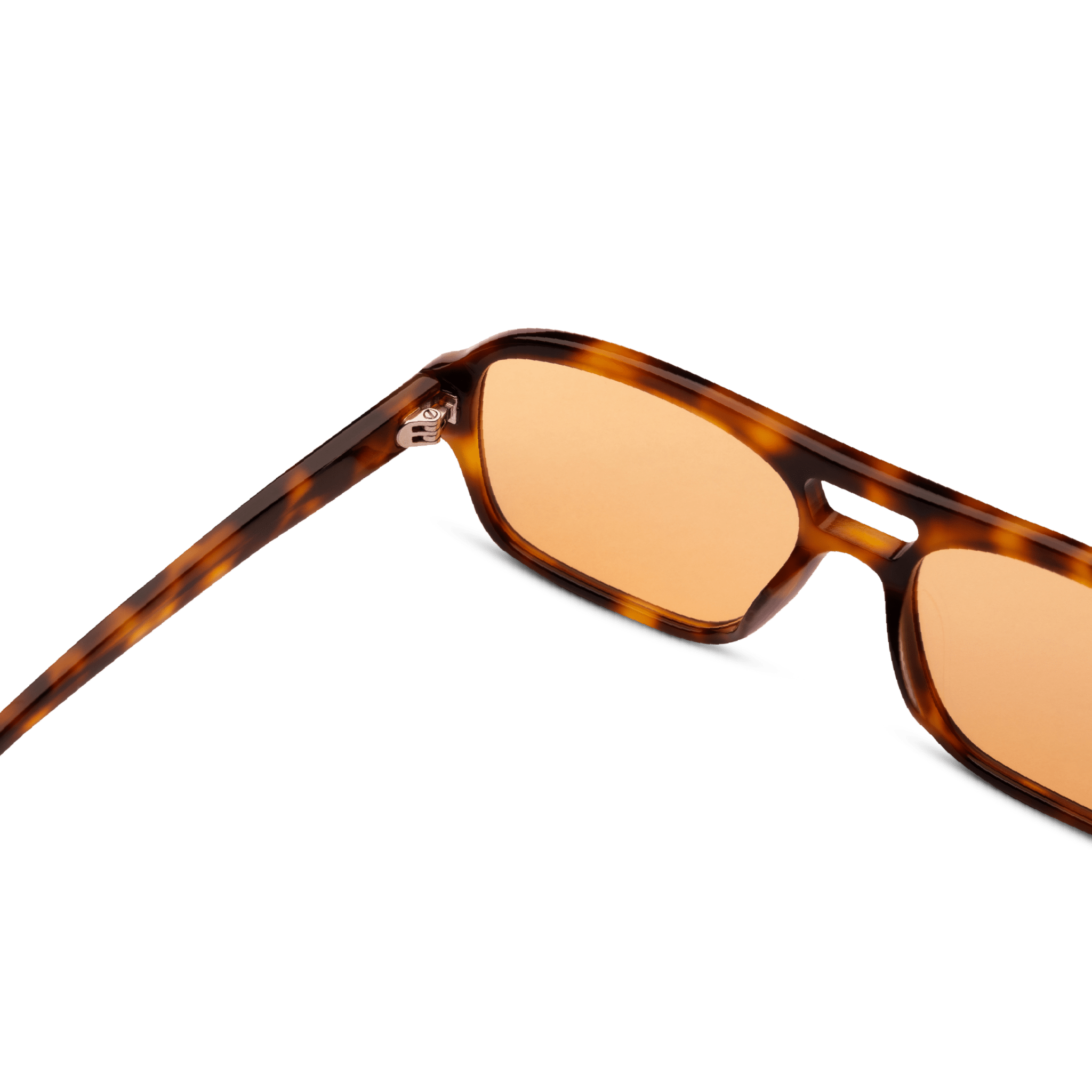 BURT Tortoise Orange Lens Aviator Sunglasses by Messy Weekend - PUNCH Watch & Eyewear - MESSY WEEKEND