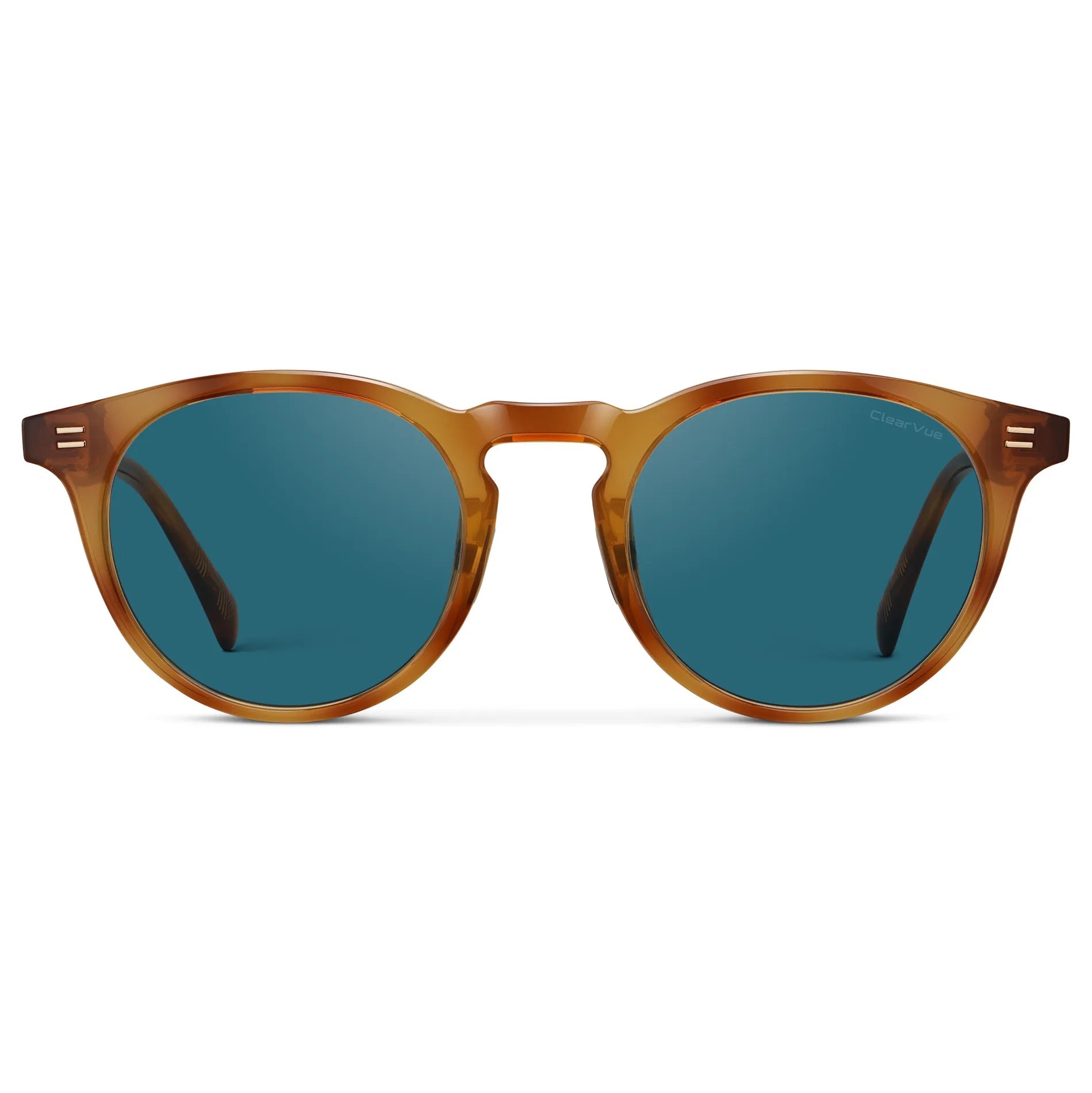 CADDIE Men's Golf Sunglasses - Honey Tortoise / Laguna Blue Lens l WMP Eyewear - PUNCH Watch & Eyewear - WMP Eyewear