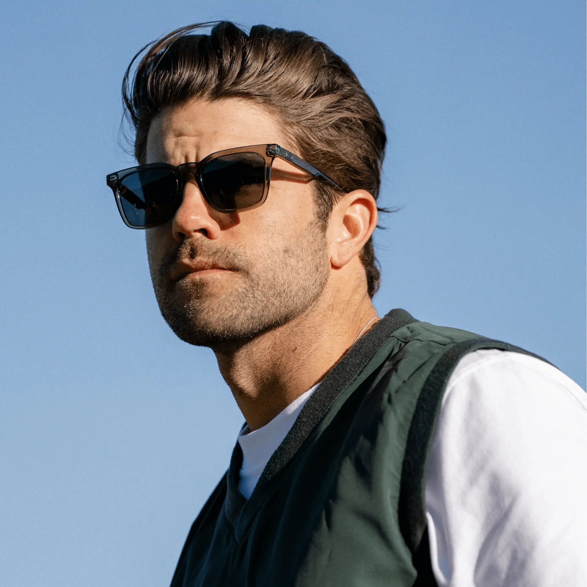 CHIP Men's Golf Sunglasses in Crystal Agave by WMP Eyewear - PUNCH Watch & Eyewear - WMP Eyewear