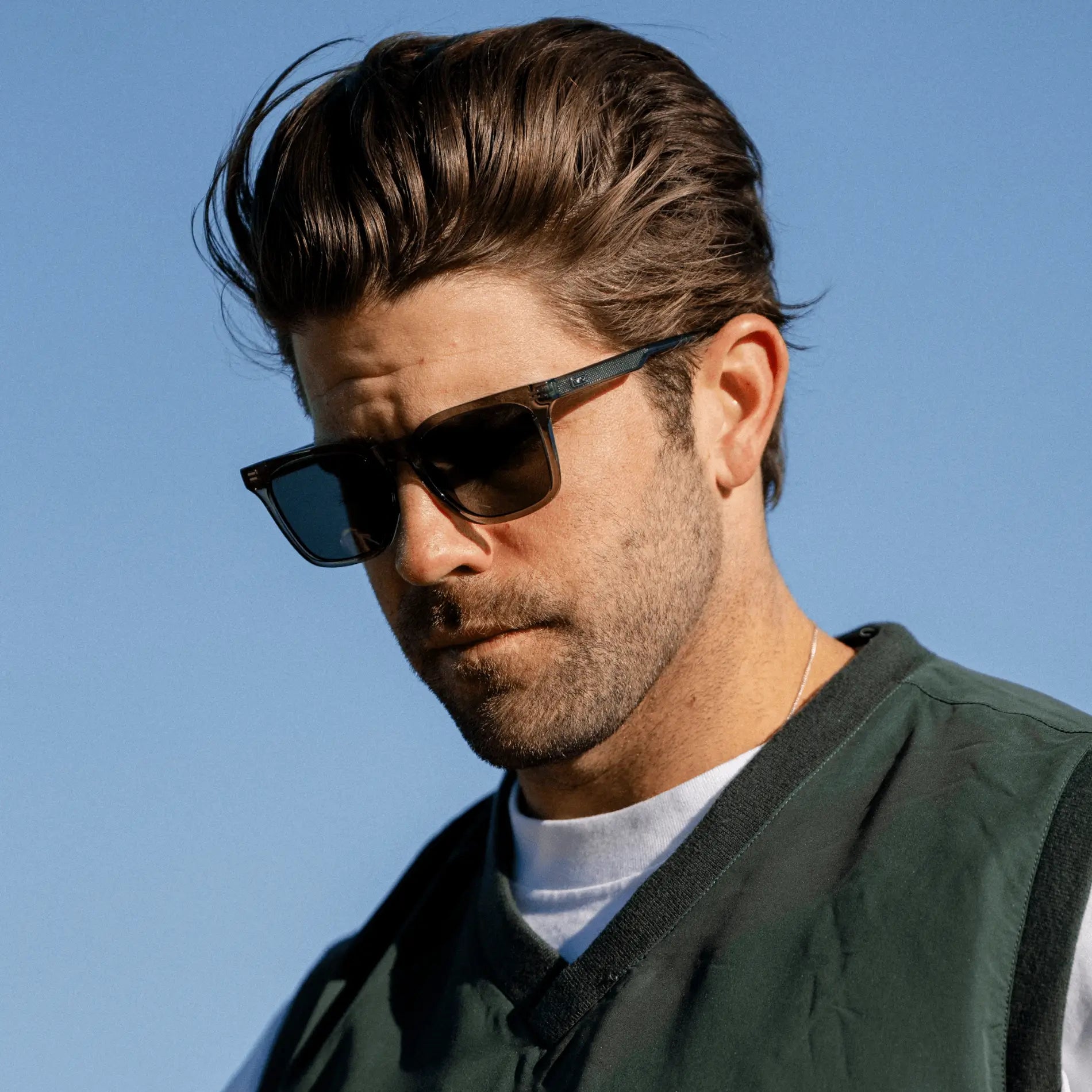 CHIP Men's Golf Sunglasses in Crystal Agave by WMP Eyewear - PUNCH Watch & Eyewear - WMP Eyewear