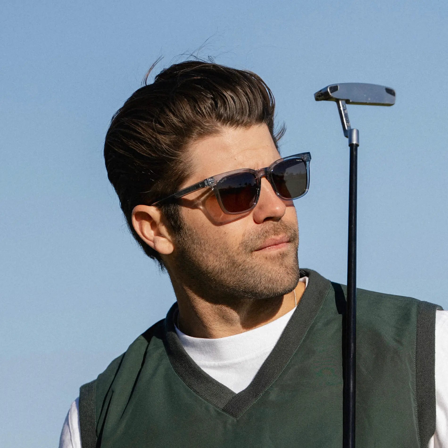 CHIP Men's Golf Sunglasses in Denim Blue by WMP Eyewear - PUNCH Watch & Eyewear - WMP Eyewear
