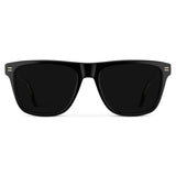 CULLEN Triple Black Polarised Rectangular Sunglasses by WMP Eyewear