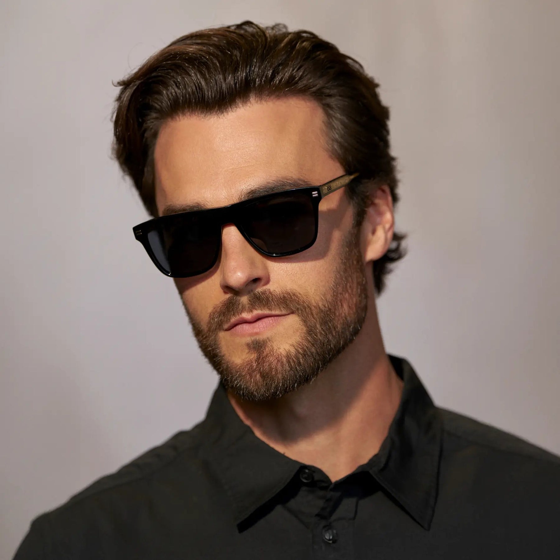 CULLEN Triple Black Polarised Rectangular Sunglasses by WMP Eyewear - PUNCH Watch & Eyewear - WMP Eyewear
