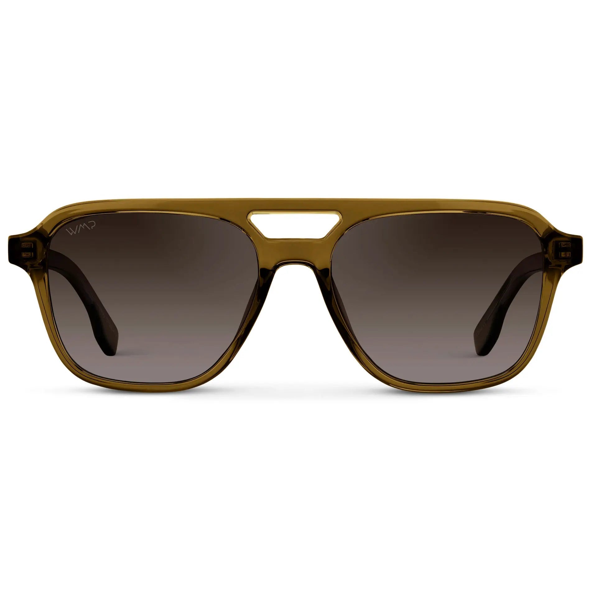 DEAN Polarised Oversized Aviator Sunglasses in Crystal Verde by WMP Eyewear - PUNCH Watch & Eyewear - WMP Eyewear
