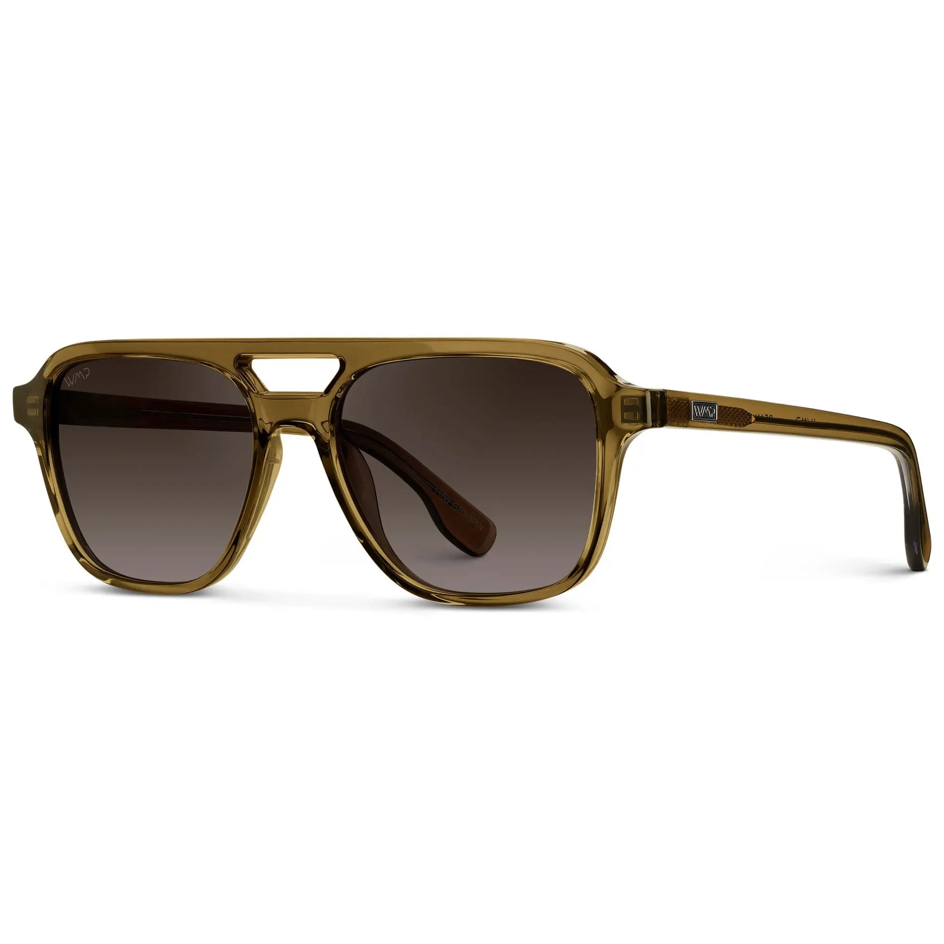 DEAN Polarised Oversized Aviator Sunglasses in Crystal Verde by WMP Eyewear - PUNCH Watch & Eyewear - WMP Eyewear