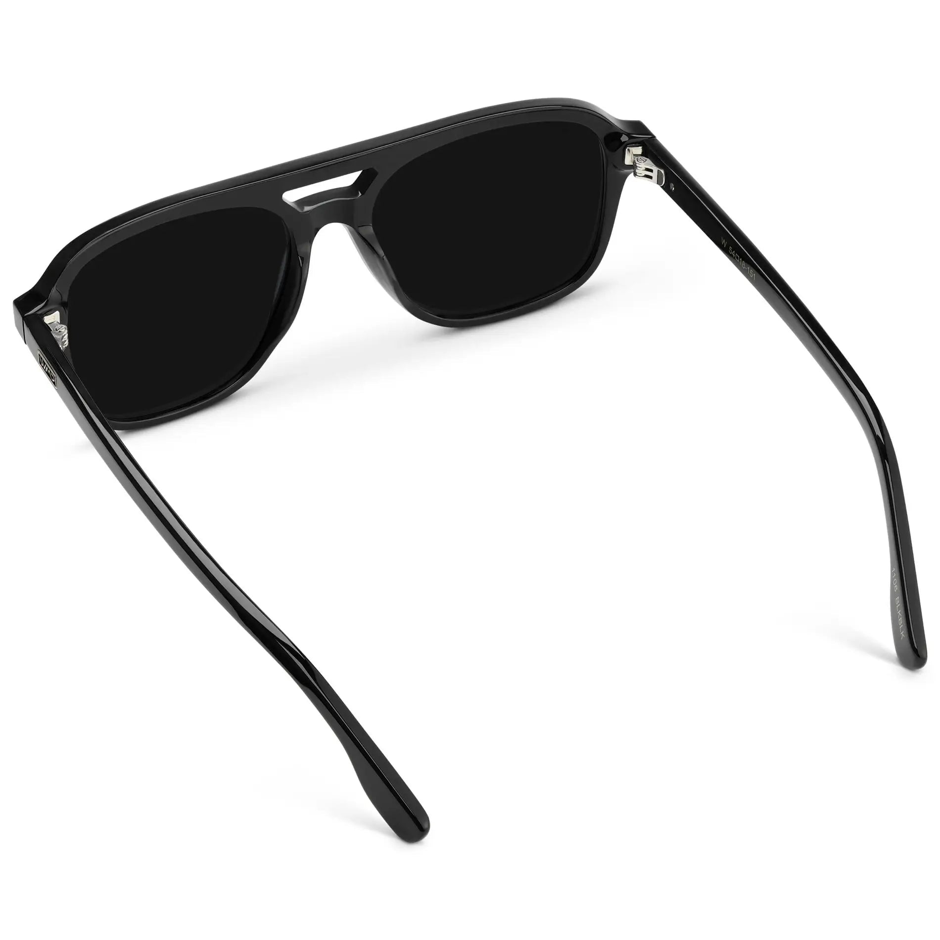 DEAN Polarised Oversized Aviator Sunglasses in Triple Black by WMP Eyewear - PUNCH Watch & Eyewear - WMP Eyewear