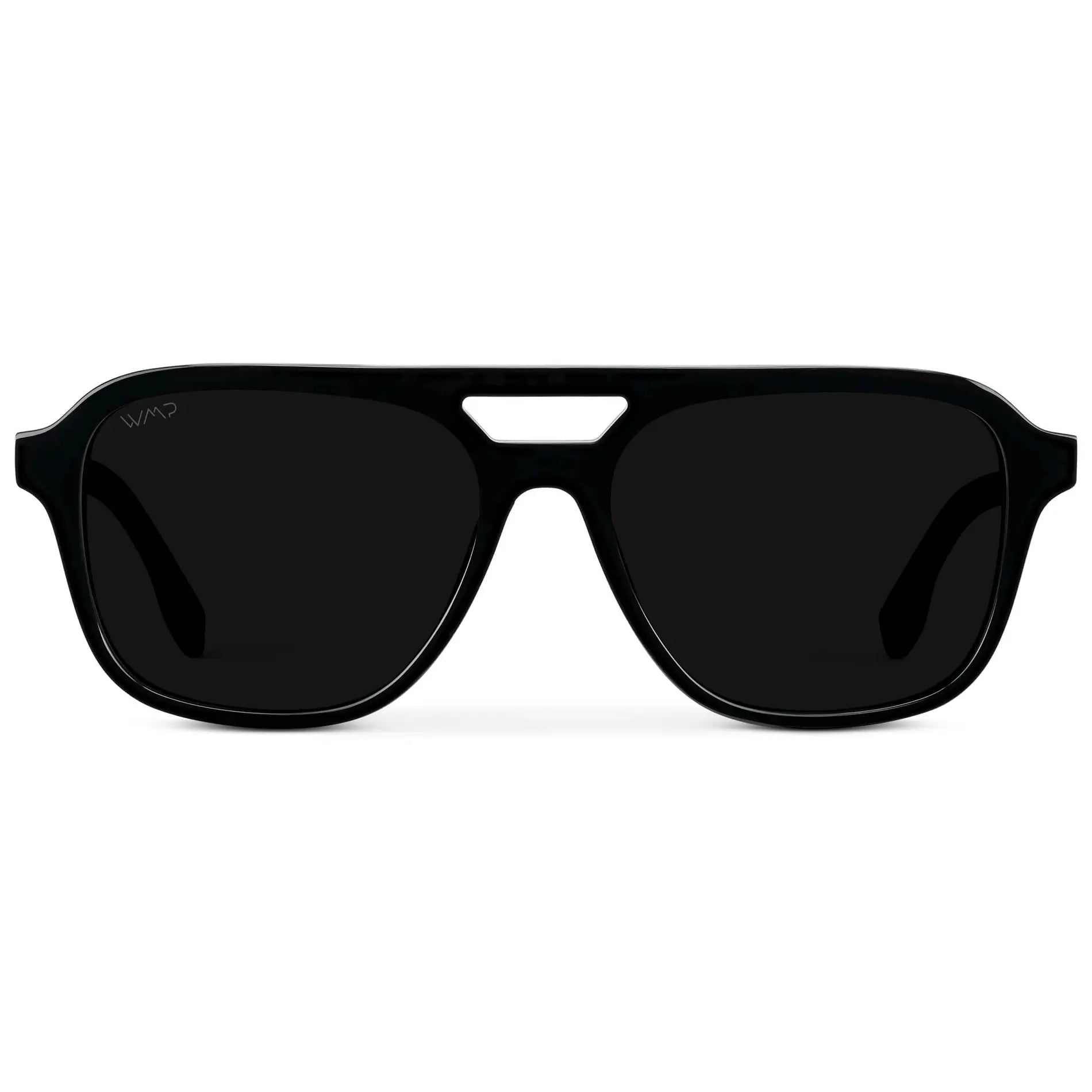 DEAN Polarised Oversized Aviator Sunglasses in Triple Black by WMP Eyewear - PUNCH Watch & Eyewear - WMP Eyewear