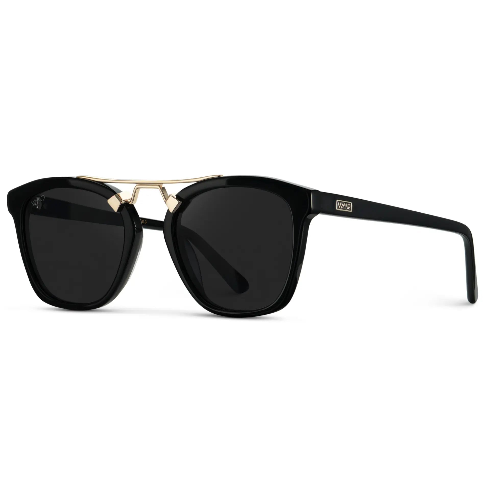 DEMI Oversized Women's Polarised Sunglasses in Black by WMP Eyewear - PUNCH Watch & Eyewear - WMP Eyewear