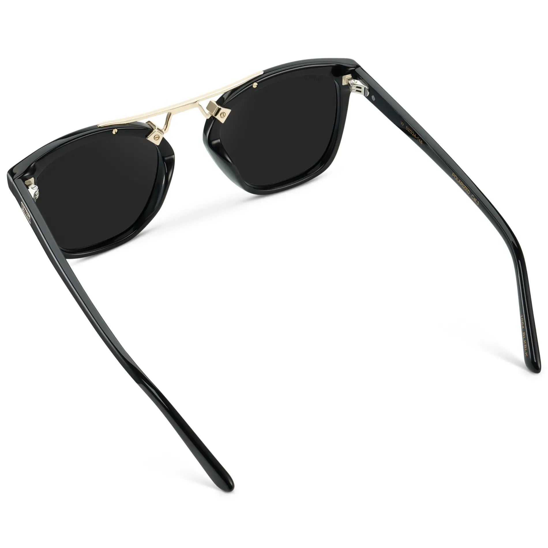 DEMI Oversized Women's Polarised Sunglasses in Black by WMP Eyewear - PUNCH Watch & Eyewear - WMP Eyewear
