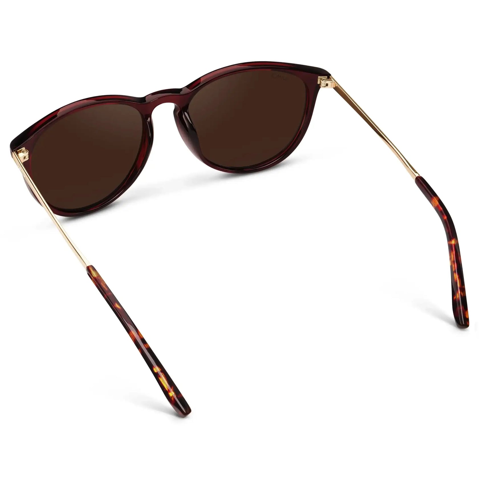 DREW Round Polarised Women's Sunglasses in Cherry Red/Gold by WMP Eyewear - PUNCH Watch & Eyewear - WMP Eyewear
