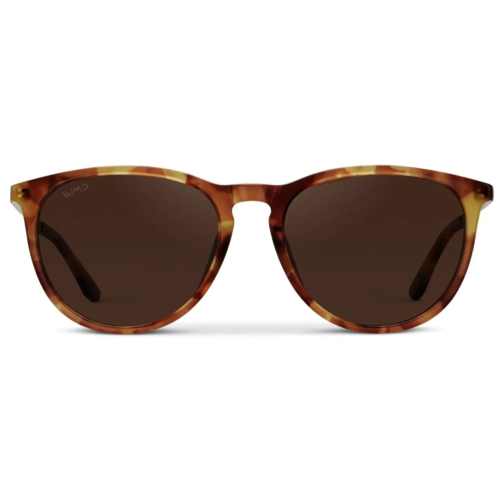 DREW Round Polarised Women's Sunglasses in Maple Tortoise by WMP Eyewear - PUNCH Watch & Eyewear - WMP Eyewear