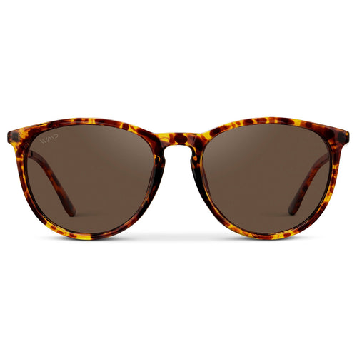 DREW Round Polarised Women's Sunglasses in Tortoise by WMP Eyewear - PUNCH Watch & Eyewear - WMP Eyewear