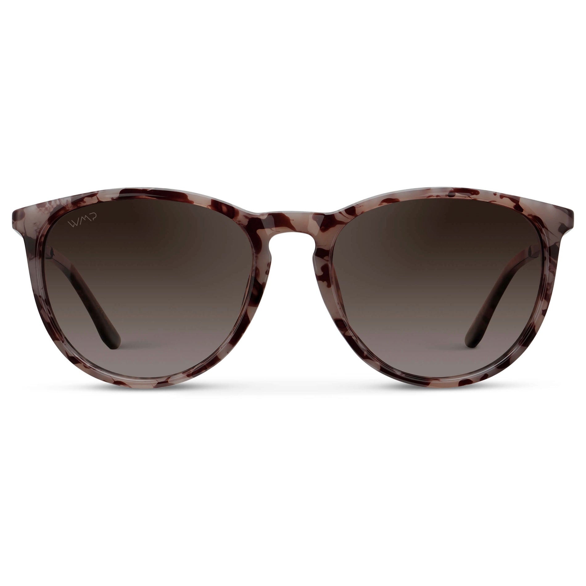 DREW Round Polarized Women's Sunglasses in Blush Pink Tortoise by WMP Eyewear - PUNCH Watch & Eyewear - WMP Eyewear
