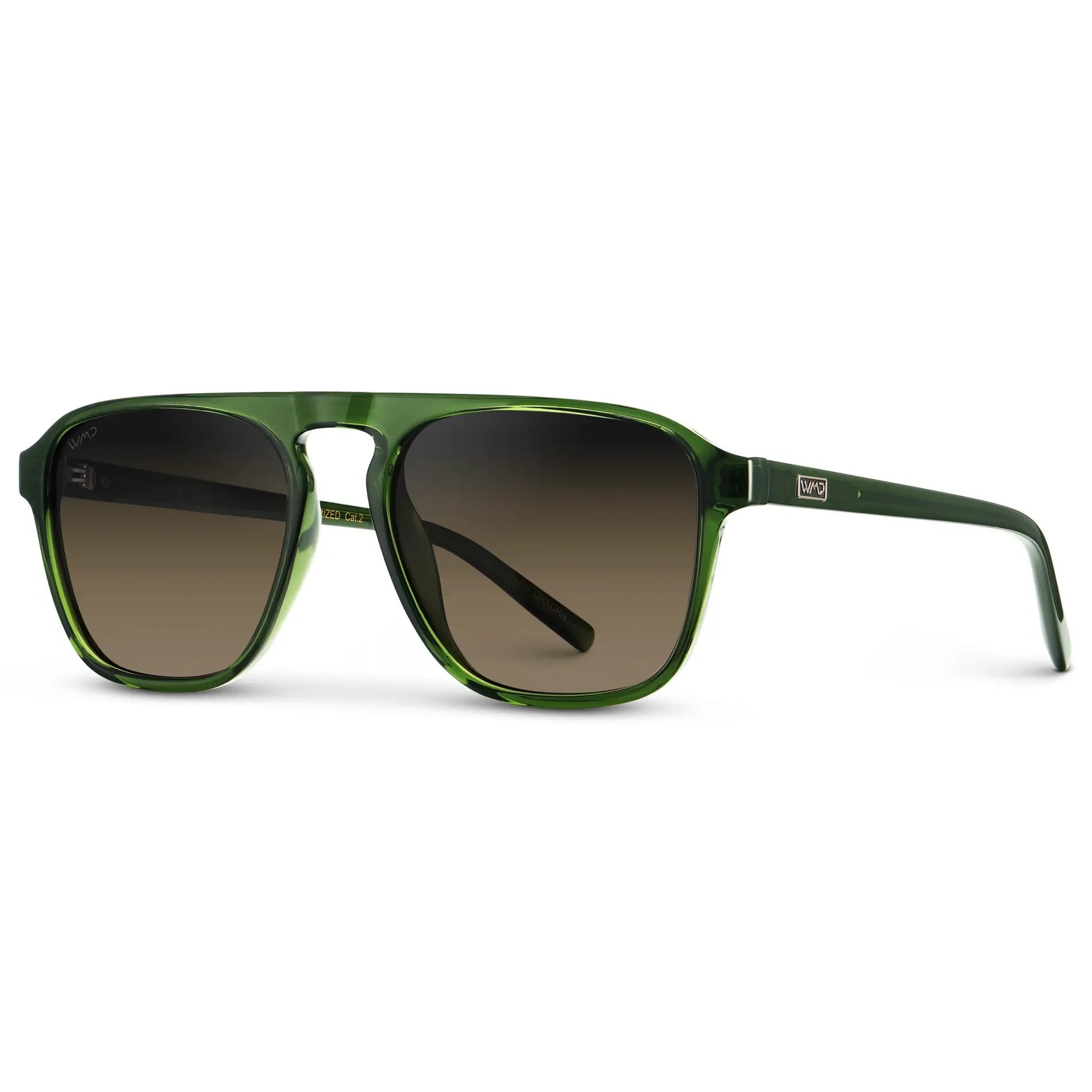 EMERSON Unisex Square Aviator Sunglasses in Jade Green WMP Eyewear - PUNCH Watch & Eyewear - WMP Eyewear