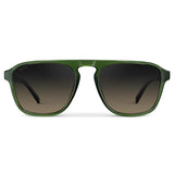 EMERSON Unisex Square Aviator Sunglasses in Jade Green WMP Eyewear