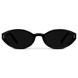 ESME Classic Oval Women's Sunglasses in Black by WMP Eyewear