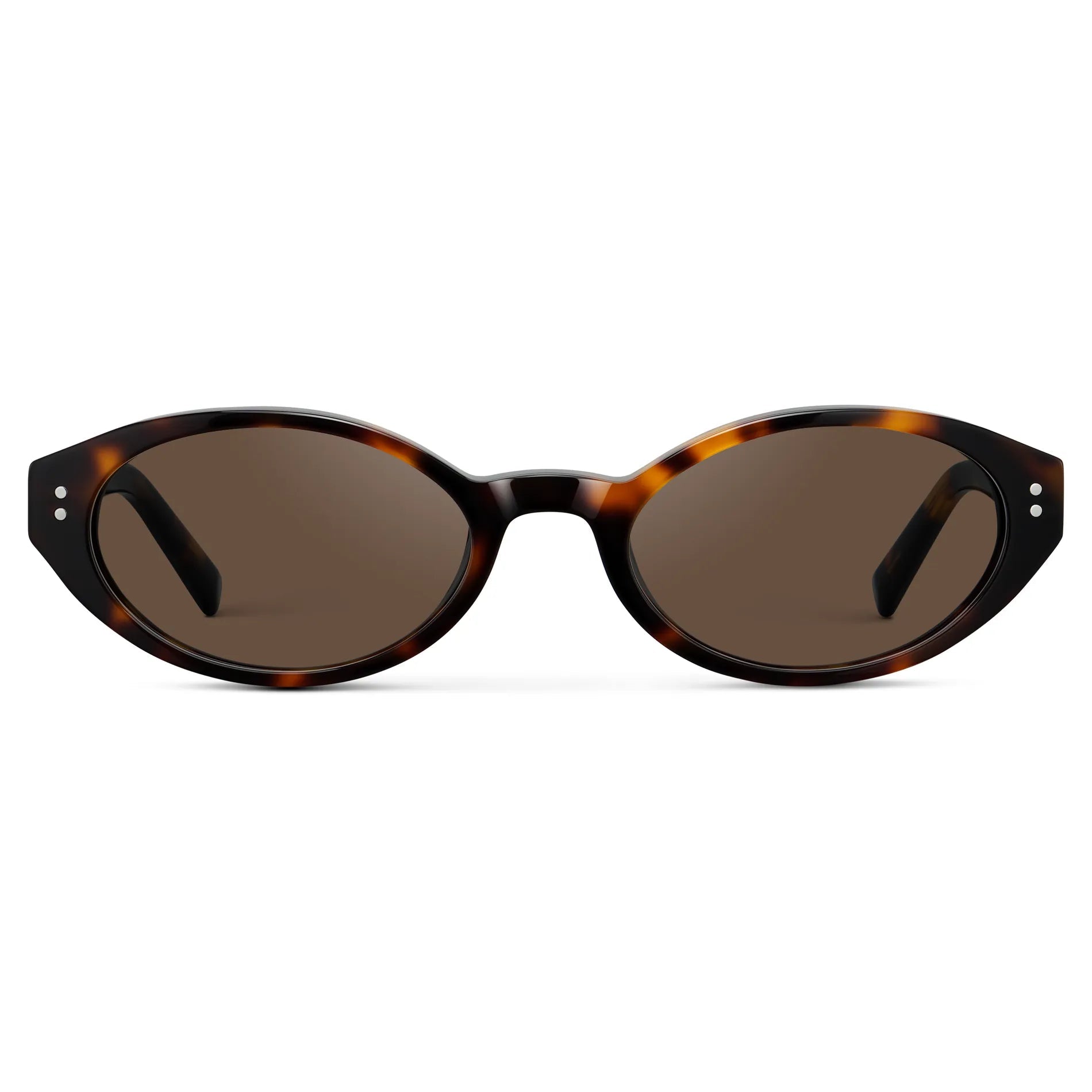 ESME Classic Oval Women's Sunglasses in Brown Tortoise by WMP Eyewear - PUNCH Watch & Eyewear - WMP Eyewear