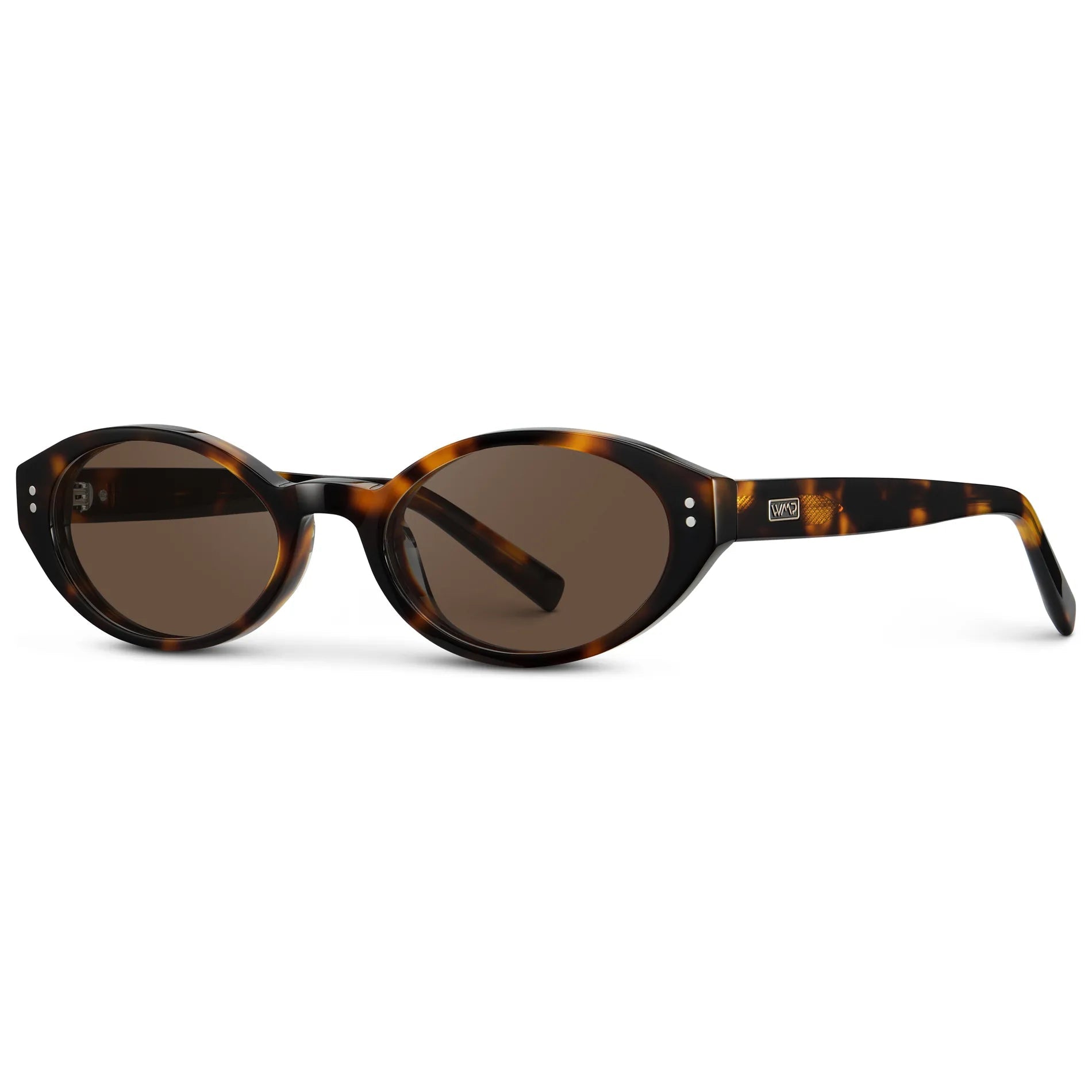 ESME Classic Oval Women's Sunglasses in Brown Tortoise by WMP Eyewear - PUNCH Watch & Eyewear - WMP Eyewear