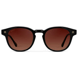 FELIX Mid-Century Unisex Black Sunglasses - Red Tinted Lens l WMP Eyewear