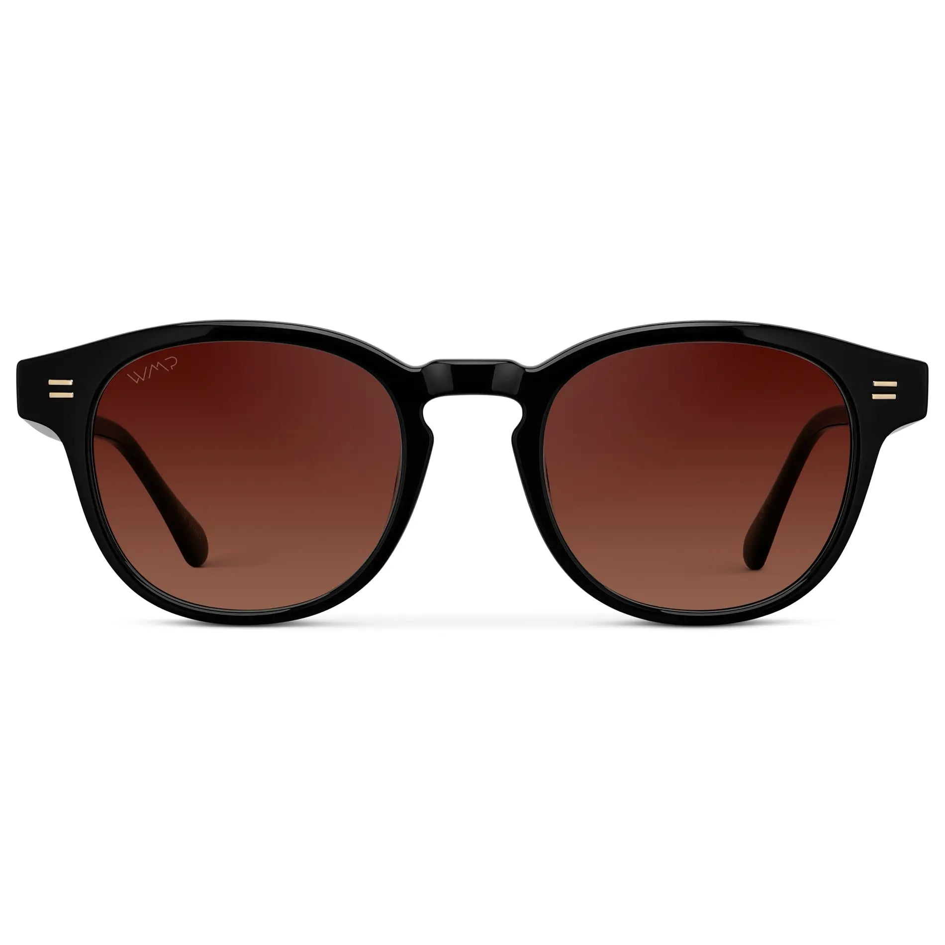 FELIX Mid-Century Unisex Black Sunglasses - Red Tinted Lens l WMP Eyewear - PUNCH Watch & Eyewear - WMP Eyewear