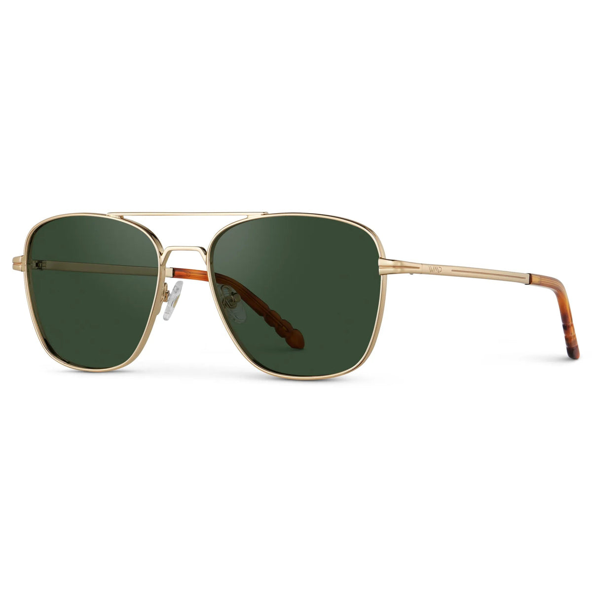 FOX Double Bridge Aviator Sunglasses - Gold l WMP Eyewear - PUNCH Watch & Eyewear - WMP Eyewear
