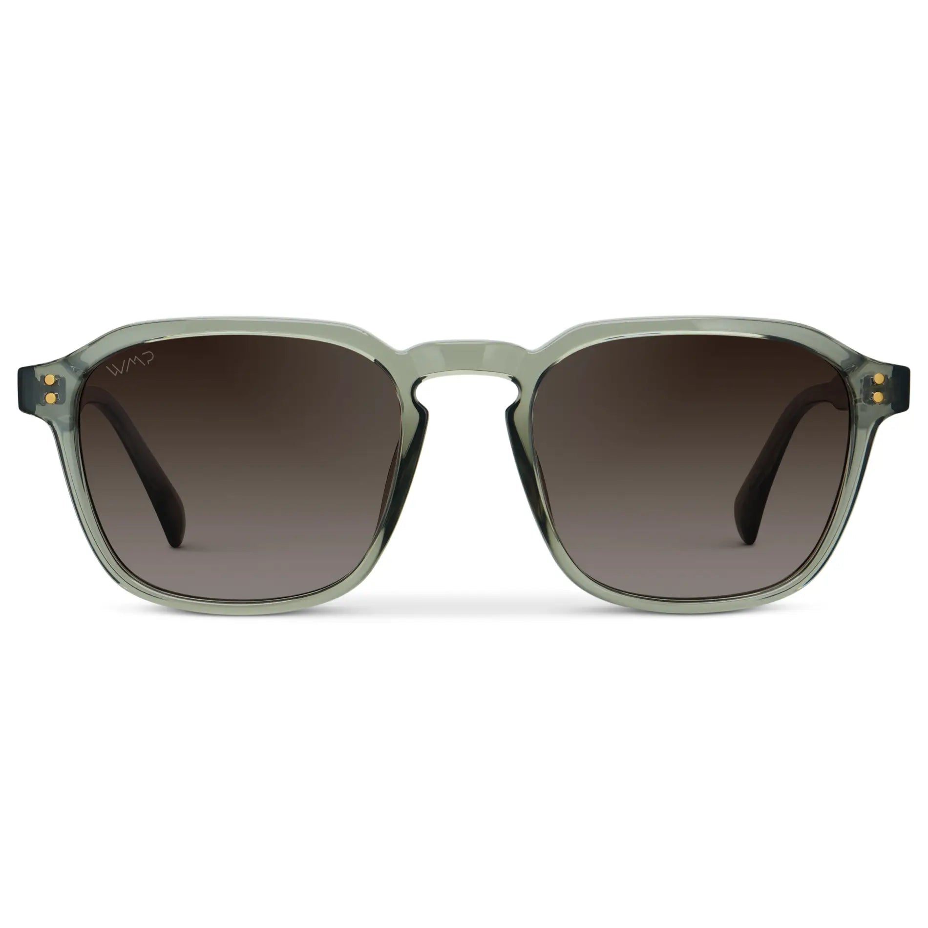 FRANCIS Men's Square Modern Retro Sunglasses in Sage Green l WMP Eyewear - PUNCH Watch & Eyewear - WMP Eyewear