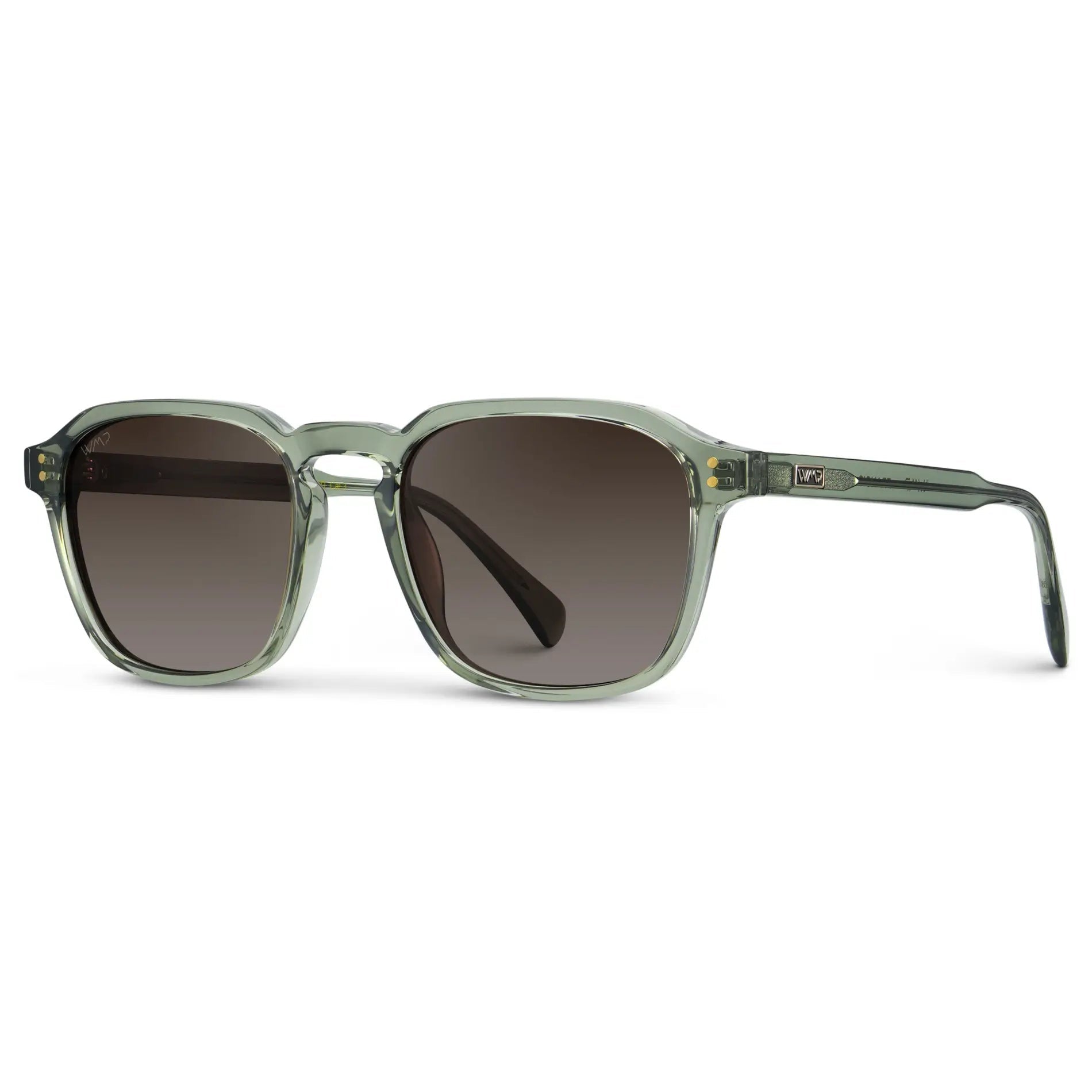 FRANCIS Men's Square Modern Retro Sunglasses in Sage Green l WMP Eyewear - PUNCH Watch & Eyewear - WMP Eyewear