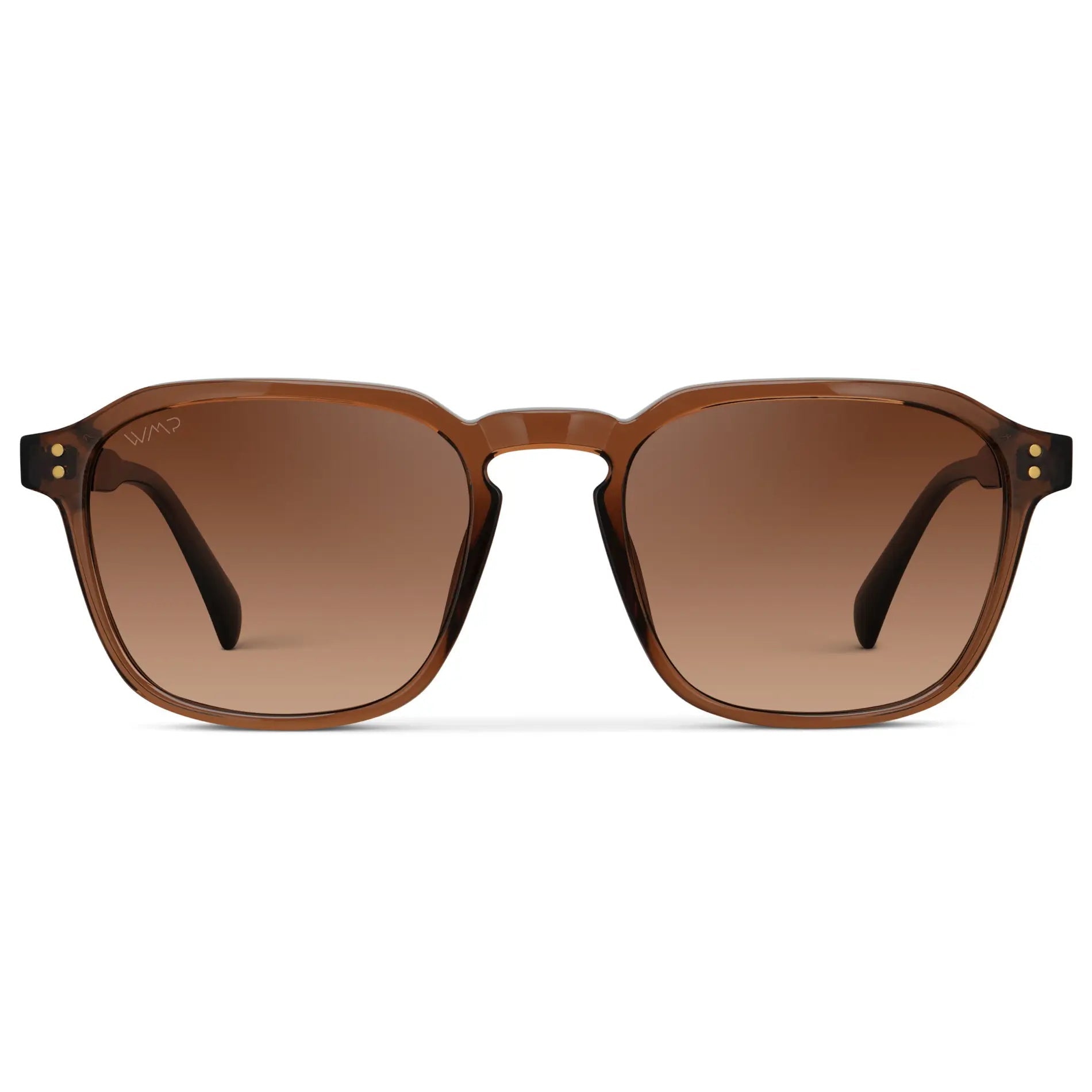 FRANCIS Men's Square Modern Retro Sunglasses in Terracotta Brown l WMP Eyewear - PUNCH Watch & Eyewear - WMP Eyewear