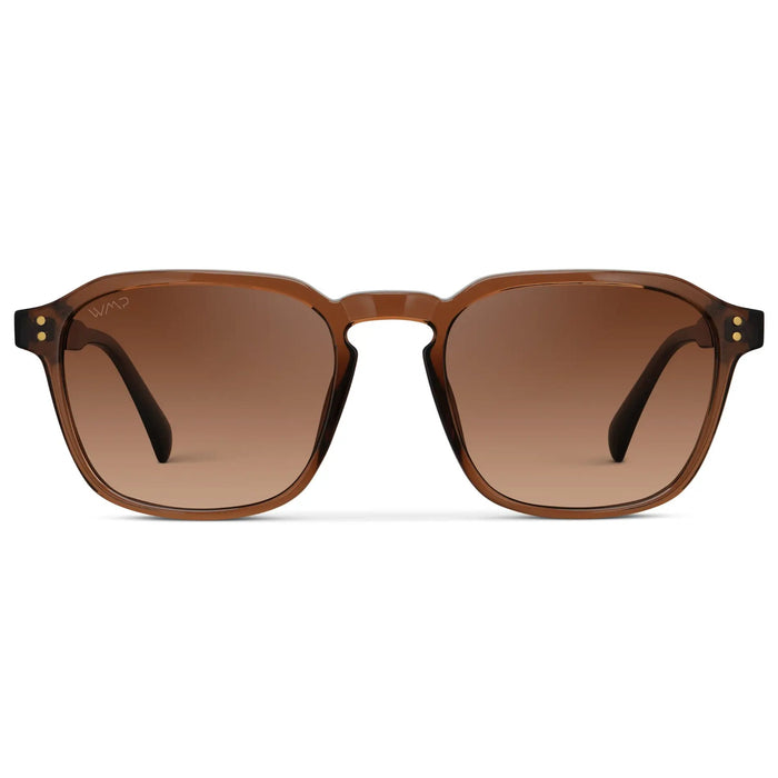 FRANCIS Men's Square Modern Retro Sunglasses in Terracotta Brown l WMP Eyewear - PUNCH Watch & Eyewear - WMP Eyewear