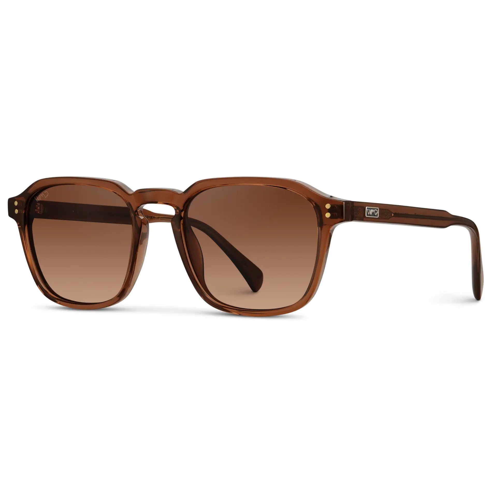 FRANCIS Men's Square Modern Retro Sunglasses in Terracotta Brown l WMP Eyewear - PUNCH Watch & Eyewear - WMP Eyewear