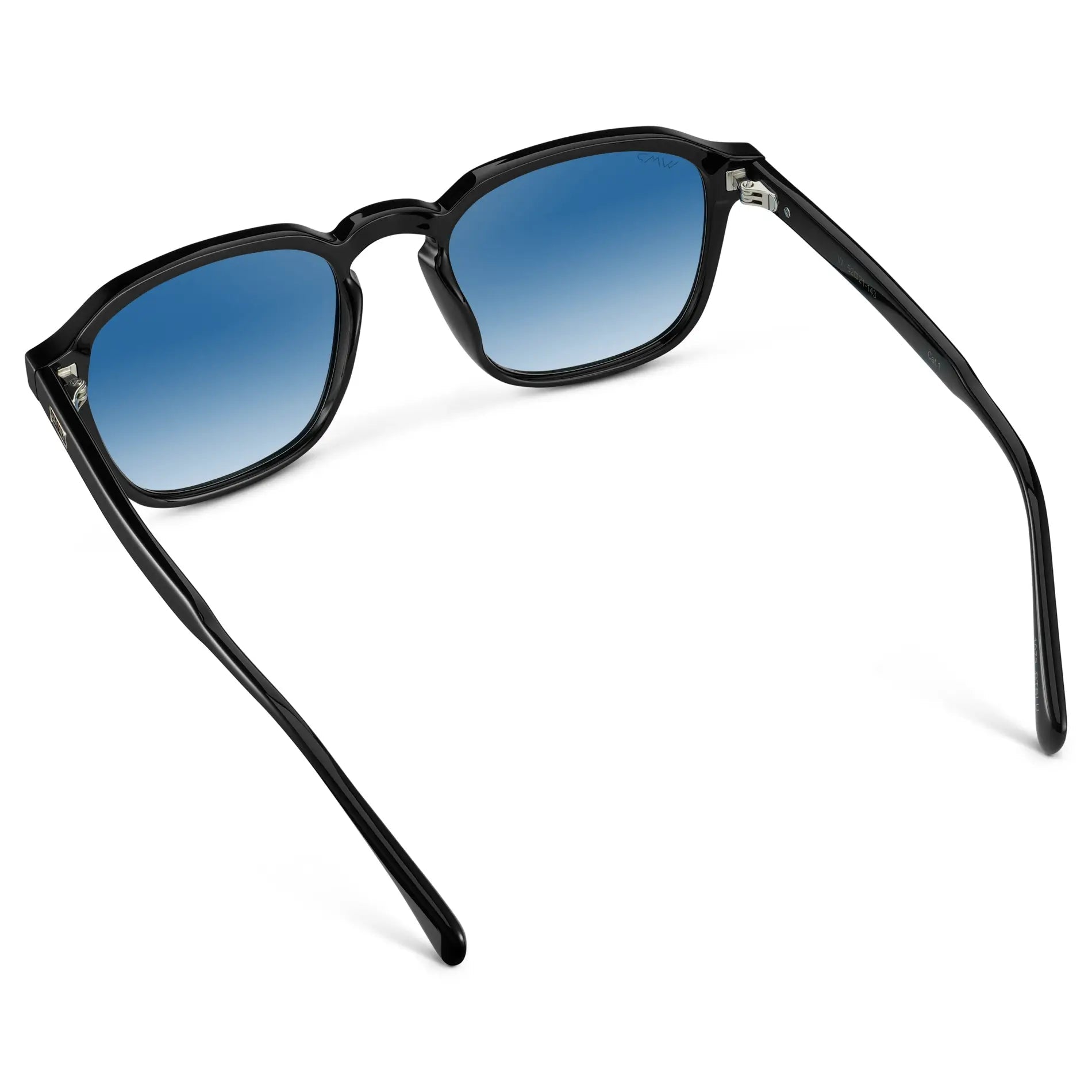 FRANCIS Men's Square Modern Sunglasses in Black / Blue Tinted Lens l WMP Eyewear - PUNCH Watch & Eyewear - WMP Eyewear