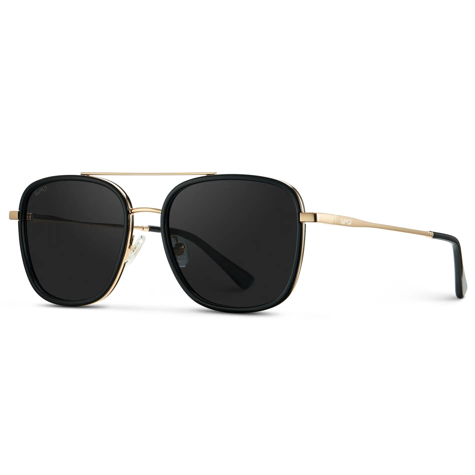 GIA Women's Square Oversized Aviator Sunglasses in Black l WMP Eyewear - PUNCH Watch & Eyewear - WMP Eyewear