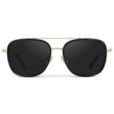 GIA Women's Square Oversized Aviator Sunglasses in Black l WMP Eyewear