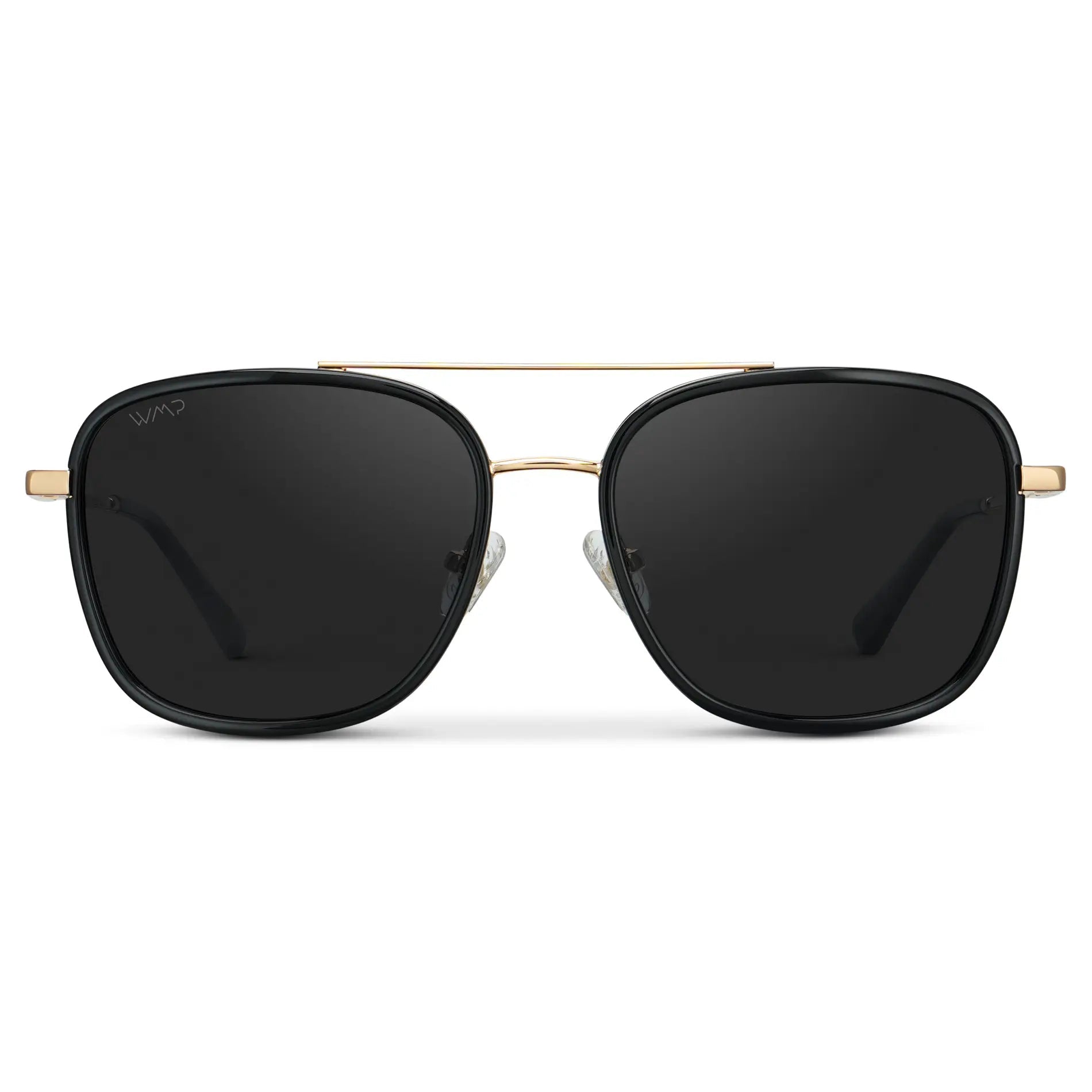 GIA Women's Square Oversized Aviator Sunglasses in Black l WMP Eyewear - PUNCH Watch & Eyewear - WMP Eyewear